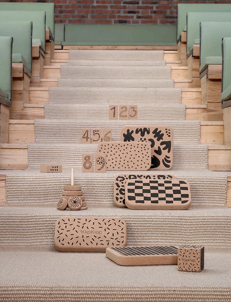 By KlipKlap - By KlipKlap Building Blocks - ehitusklotsid - nature w black - 4