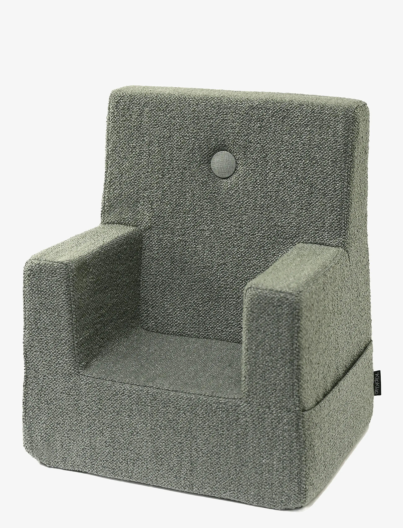 By KlipKlap - By KlipKlap KK Kids Chair - Dusty green bouclé w. light green - stühle & hocker - dusty green w. light green - 1