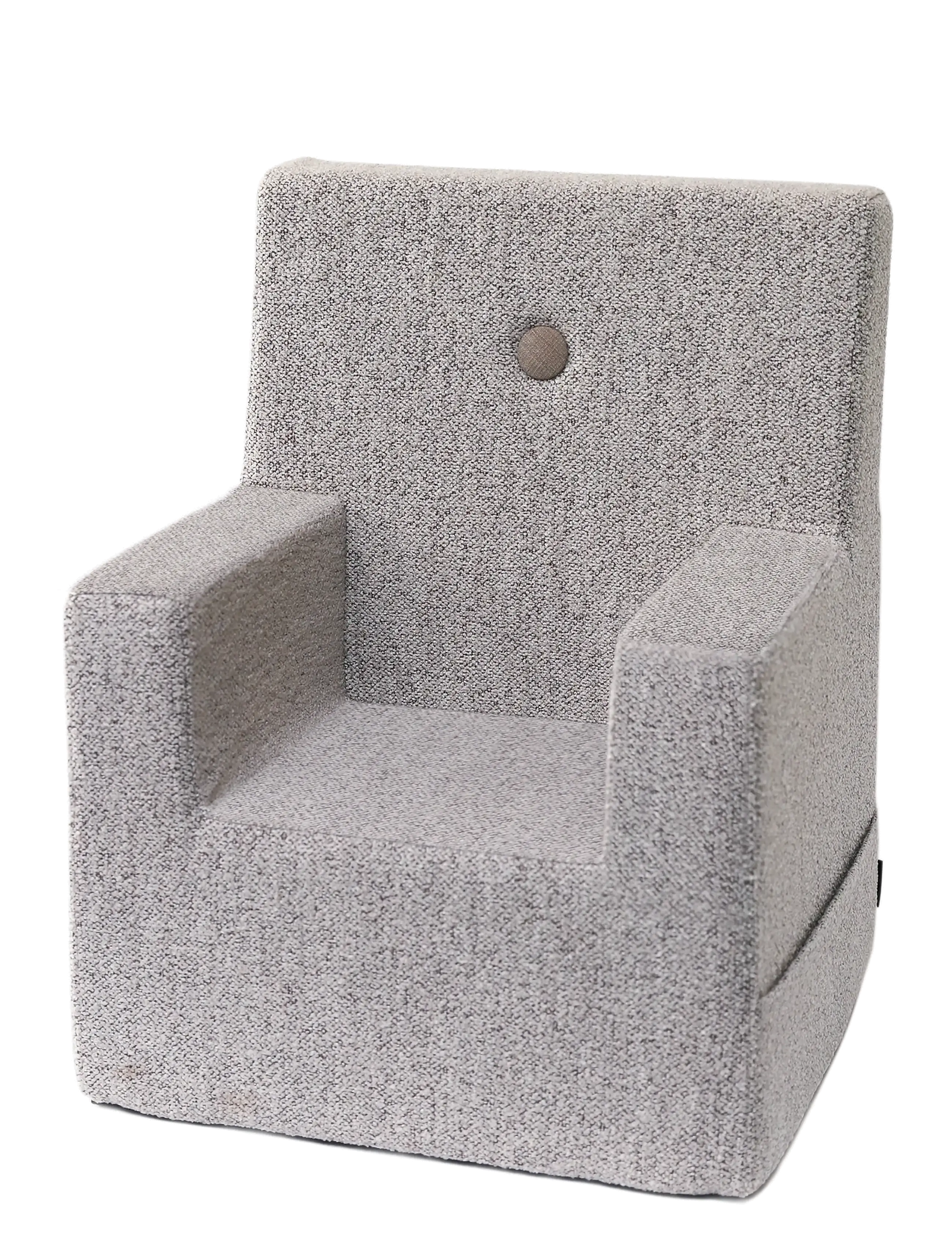 By KlipKlap By KlipKlap KK Kids Chair XL - Sand bouclé w. sand - By KlipKlap - SAND W. SAND / grey
