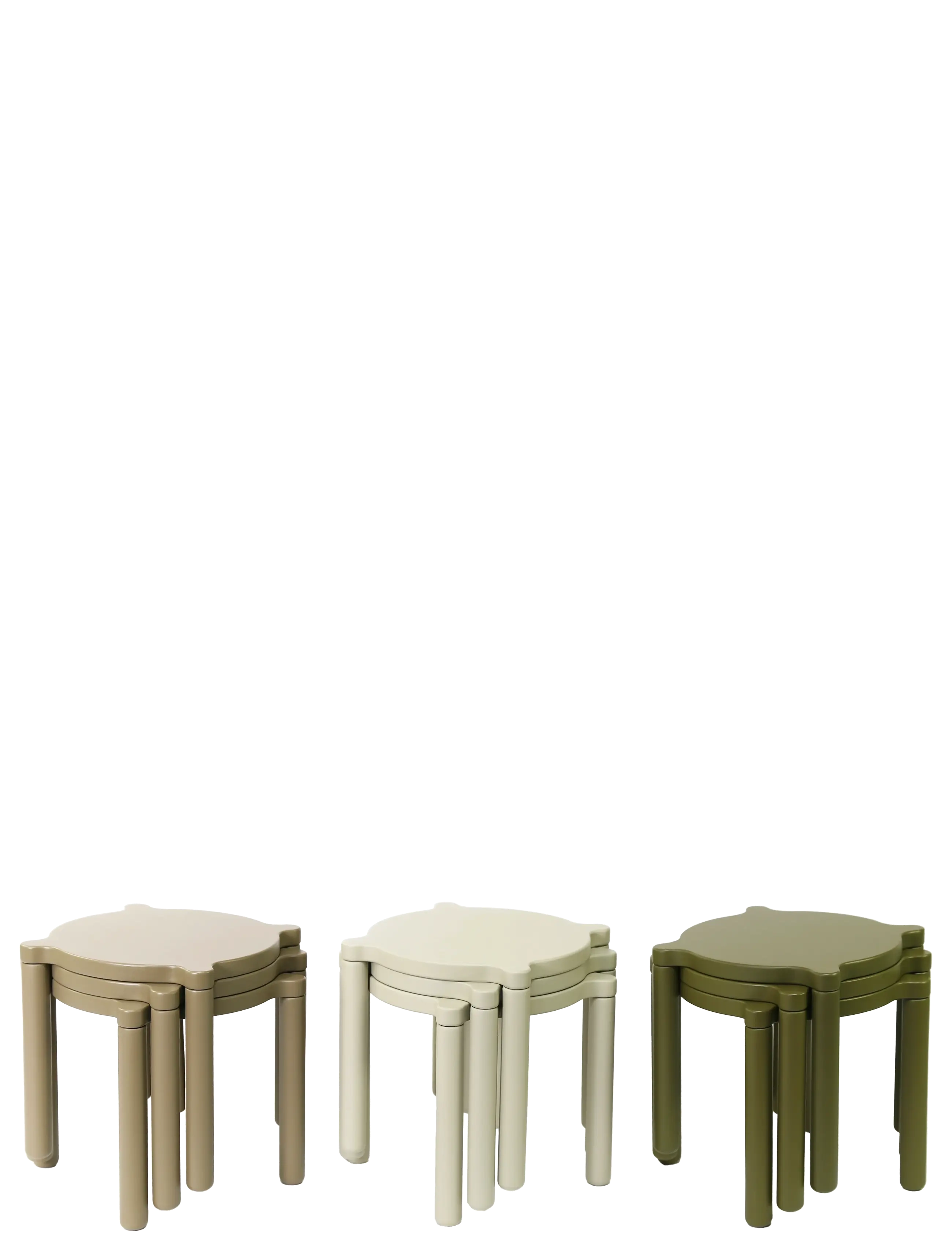 By KlipKlap - By KlipKlap Stacking Stool - Sand-Grey - chairs & stools - sand-grey - 3