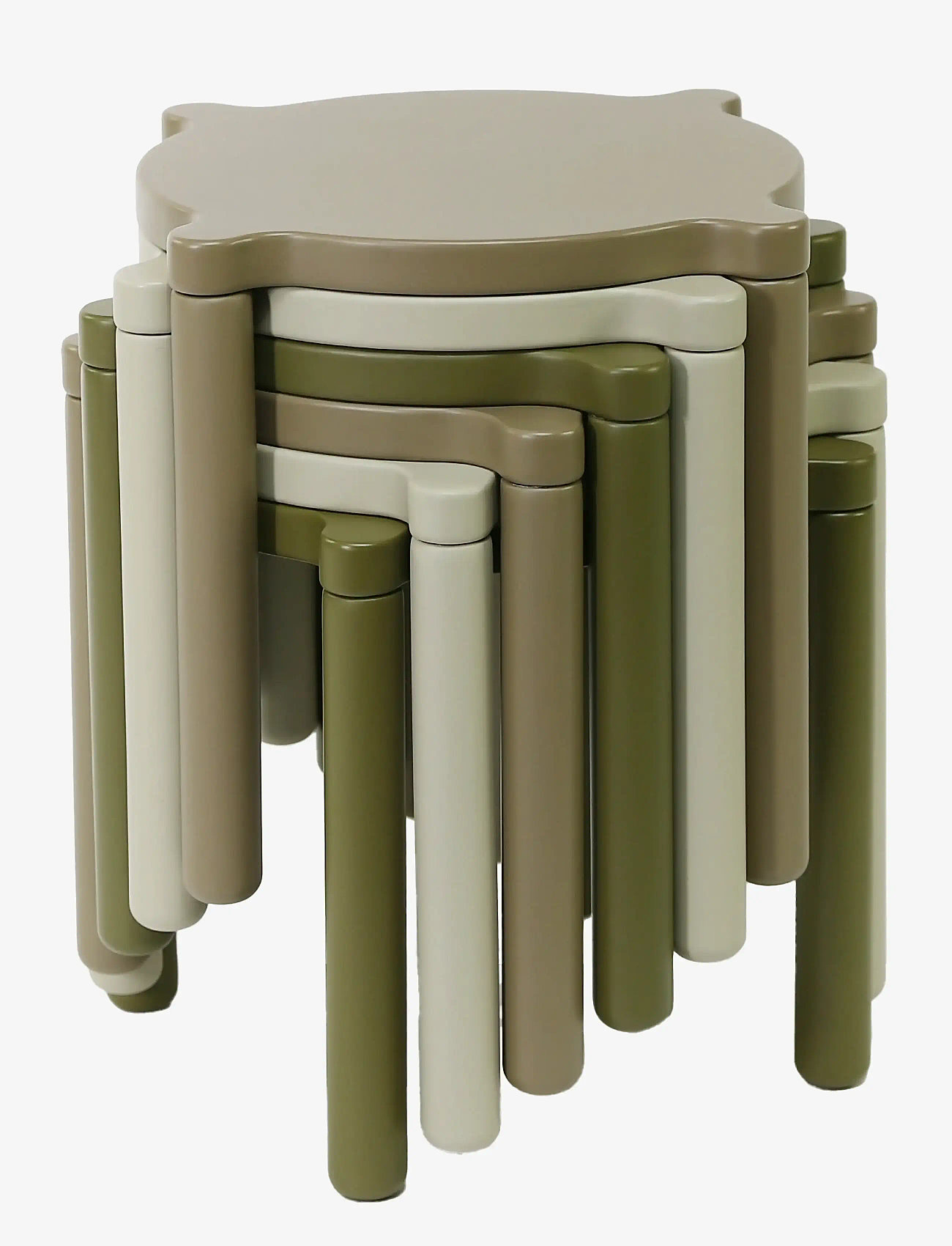 By KlipKlap - By KlipKlap Stacking Stool - Sand-Grey - chairs & stools - sand-grey - 4