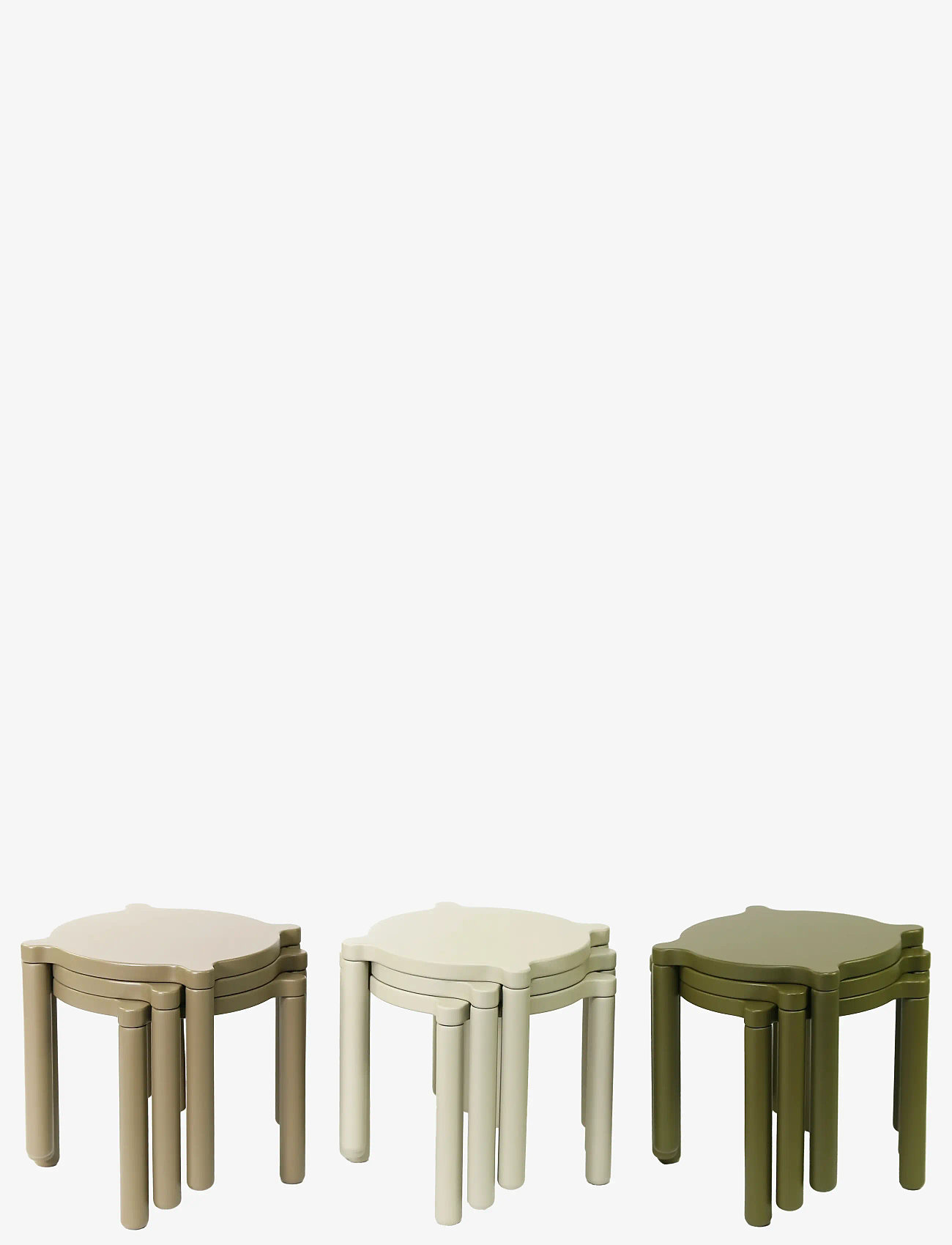 By KlipKlap - By KlipKlap Stacking Stool - Taupe - stole & skamler - taupe - 3