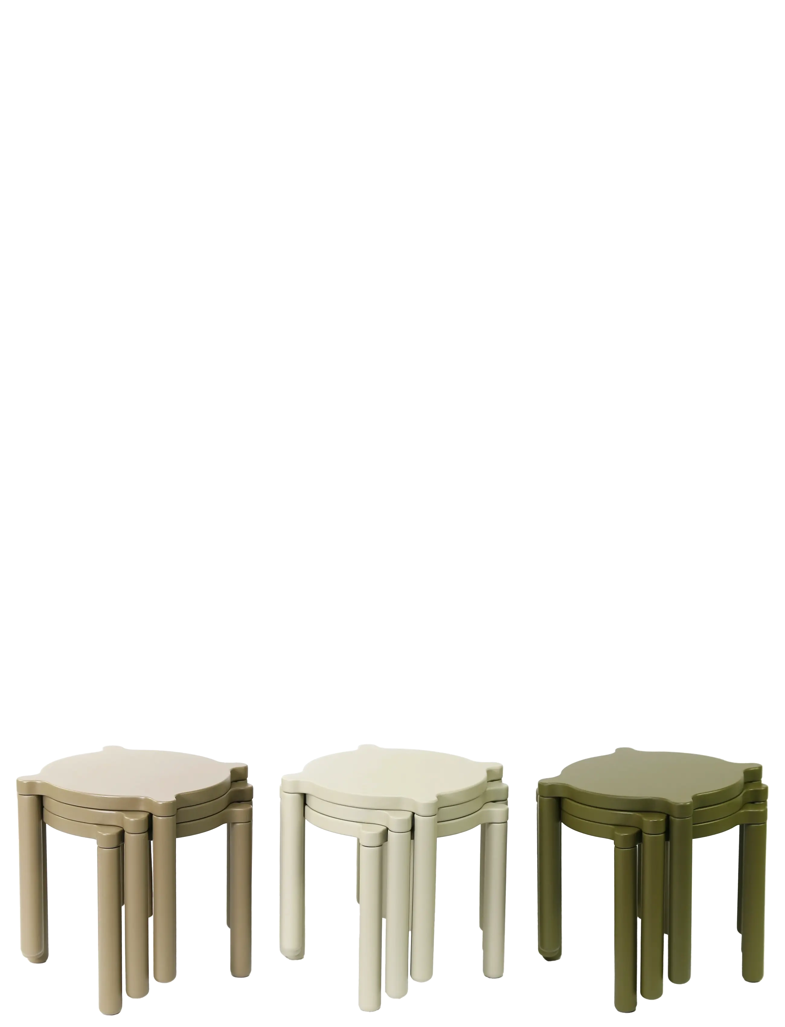 By KlipKlap - By KlipKlap Stacking Stool - Olive Green - toolid ja pingid - olive green - 2