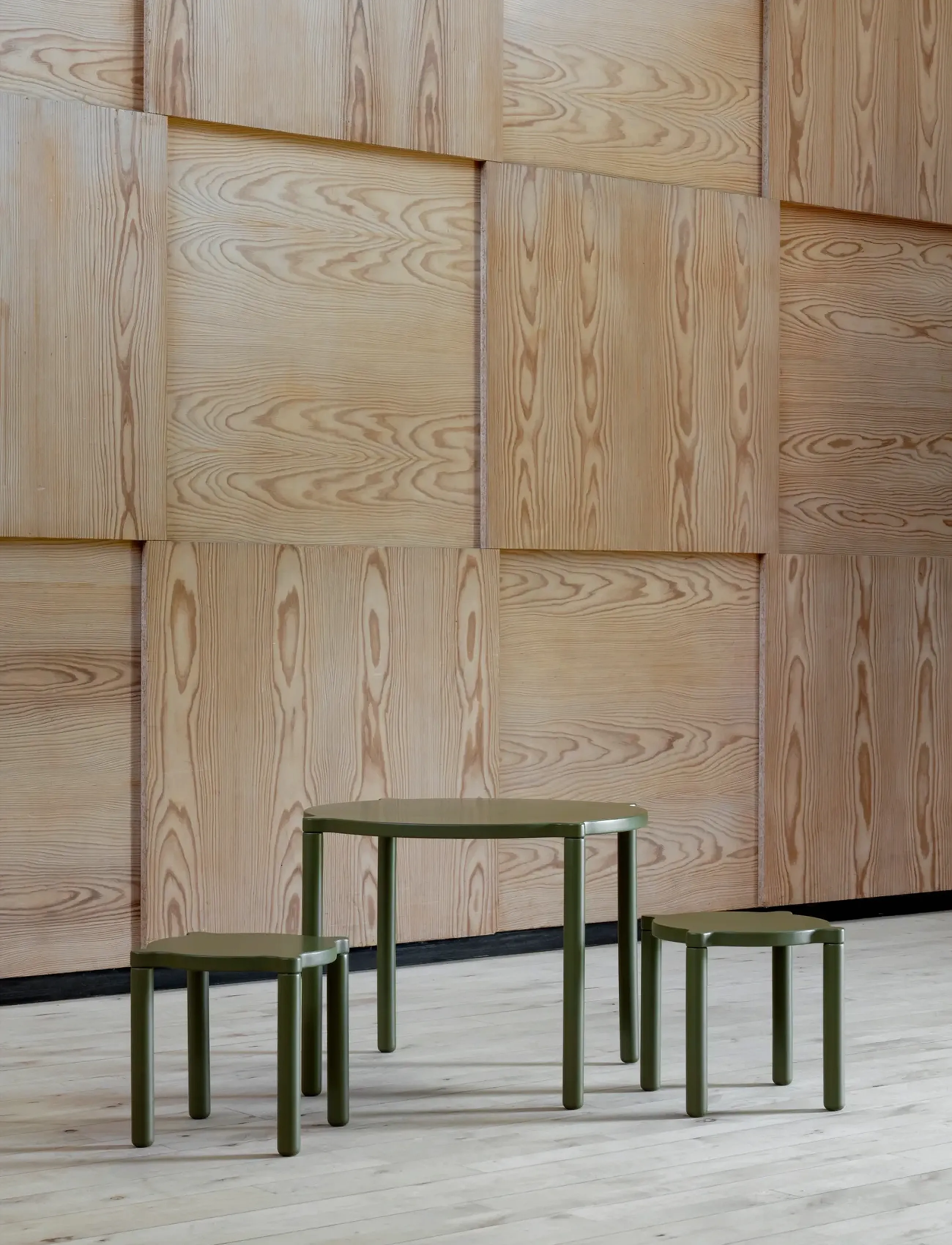 By KlipKlap Stacking Table Olive Green, One Size, Furniture, Khakigrün - Tables, Kinder