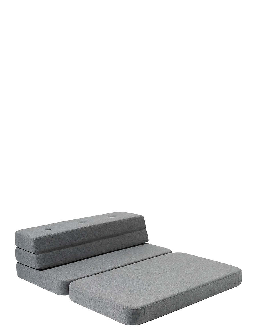 By KlipKlap - KK 3 Fold Sofa - Blue Grey w. Grey - möbler - grey - 4