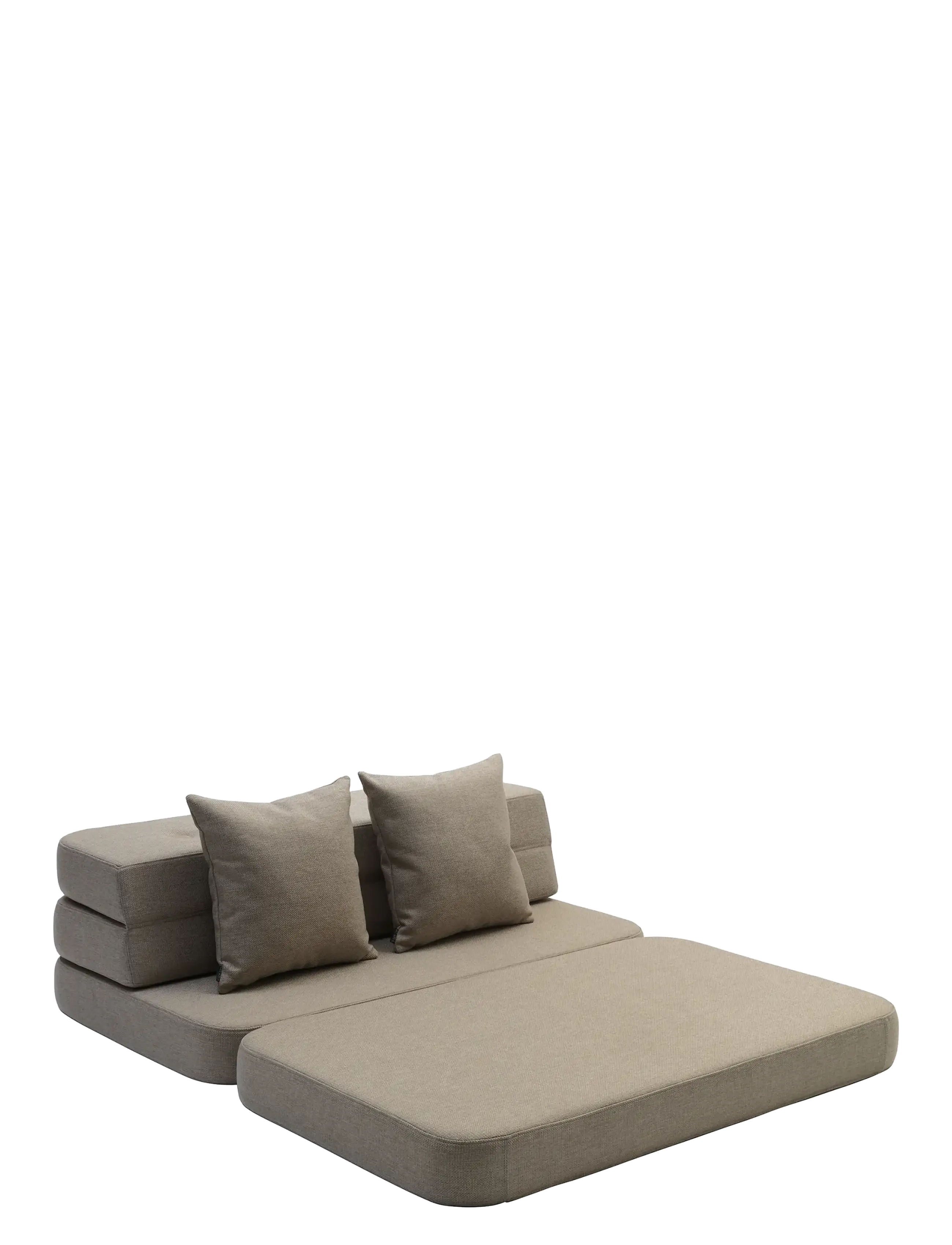 By KlipKlap - KK 3 Fold Sofa - Sand w. Sand - möbler - beige - 2
