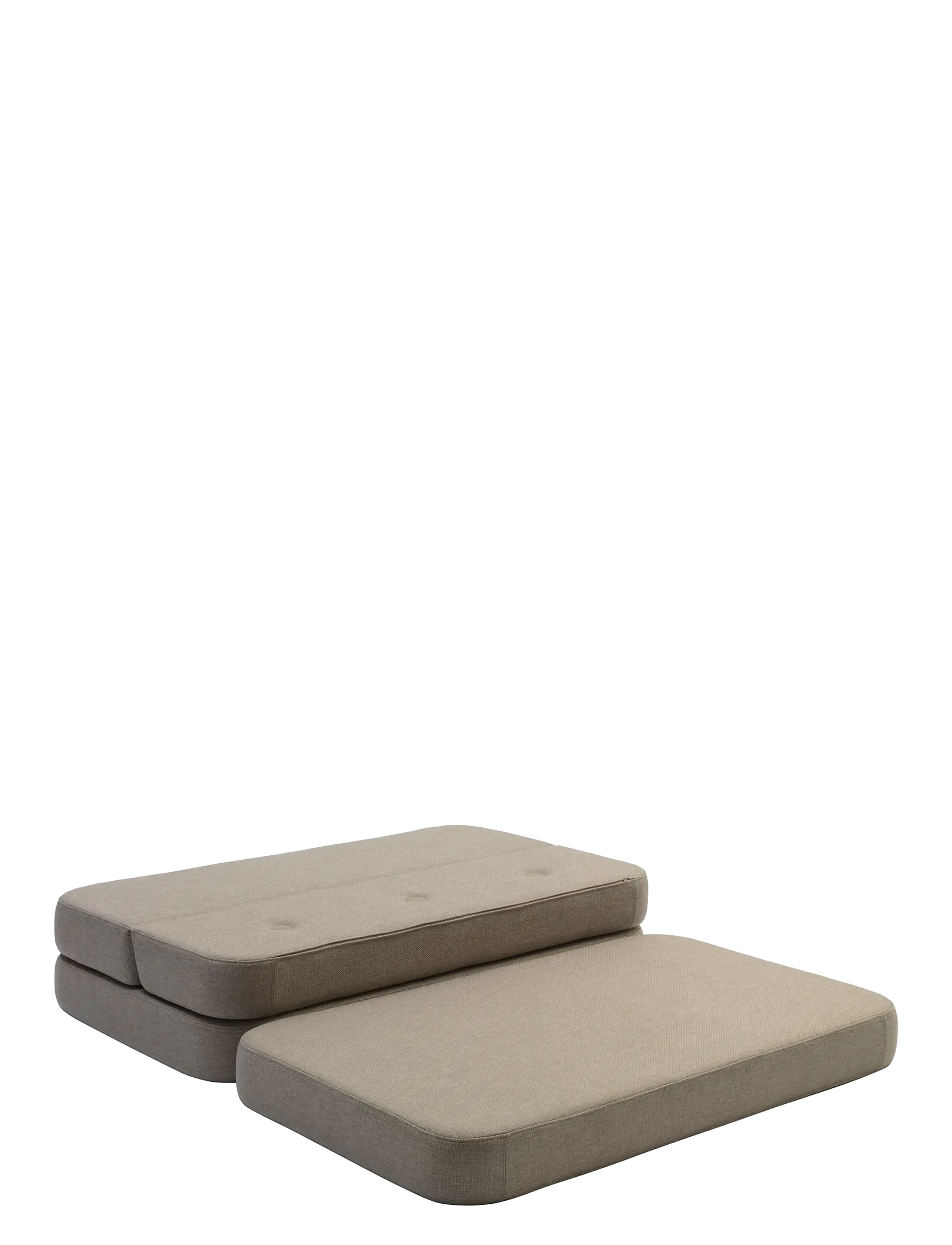 By KlipKlap - KK 3 Fold Sofa - Sand w. Sand - möbler - beige - 4