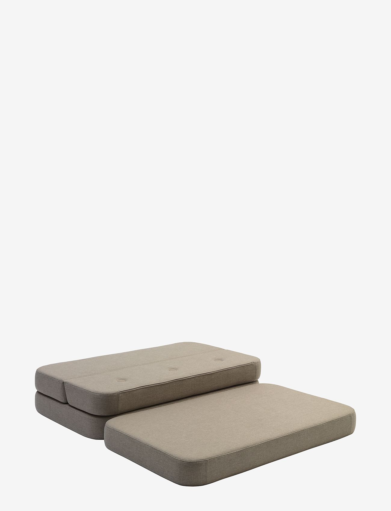 By KlipKlap - KK 3 Fold Sofa - Sand w. Sand - møbler - sand with sand - 4