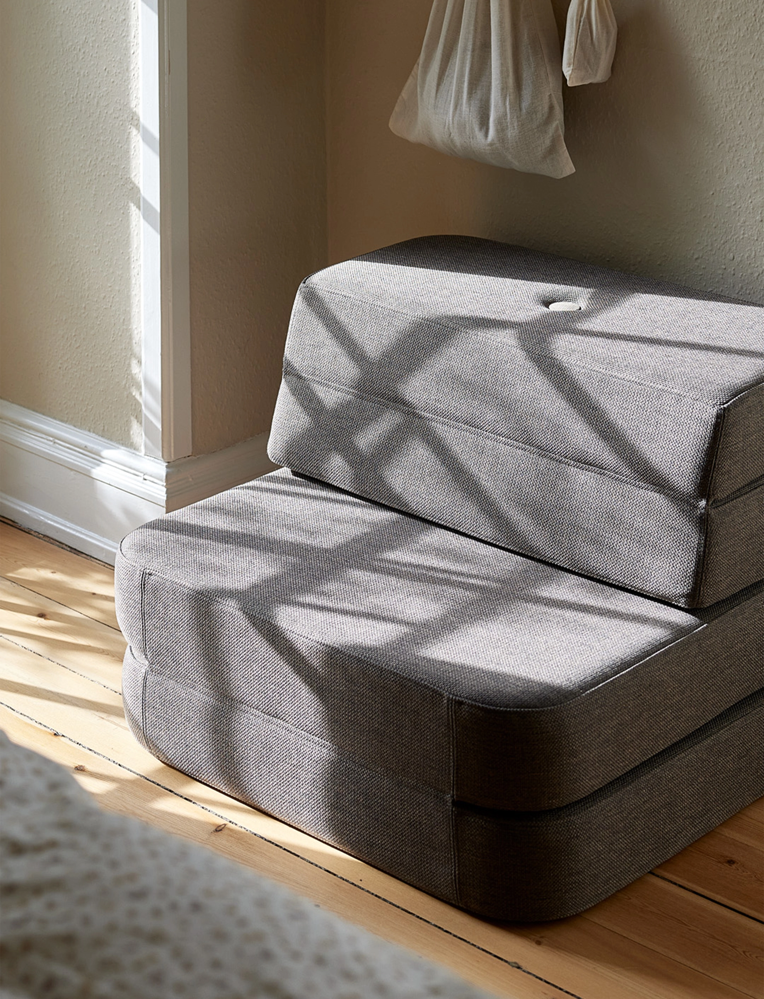 By KlipKlap - KK 3 Fold Sofa Single Soft - Brown w. Sand - brown with sand - 2