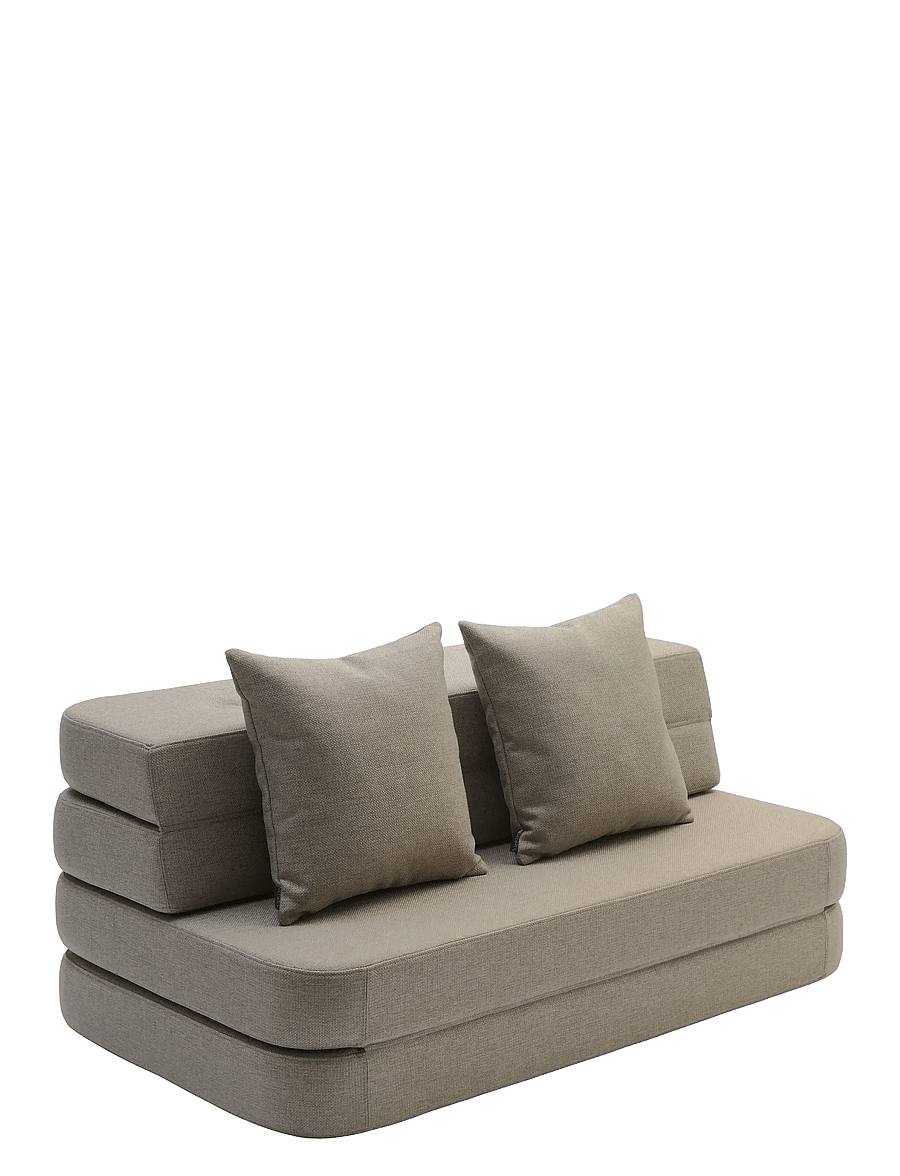 By KlipKlap - KK 3 Fold Sofa XL Soft - Sand w. Sand - möbler - beige - 1