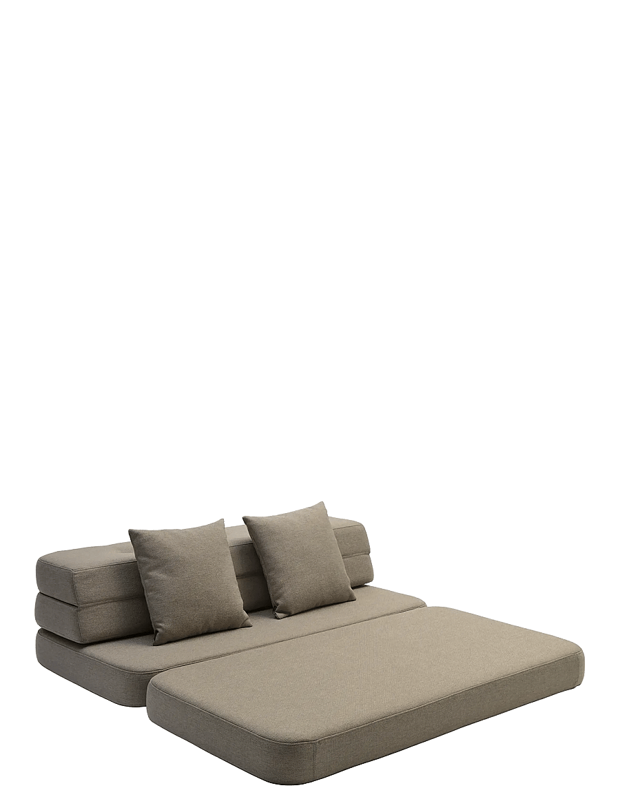 By KlipKlap - KK 3 Fold Sofa XL Soft - Sand w. Sand - möbler - beige - 2