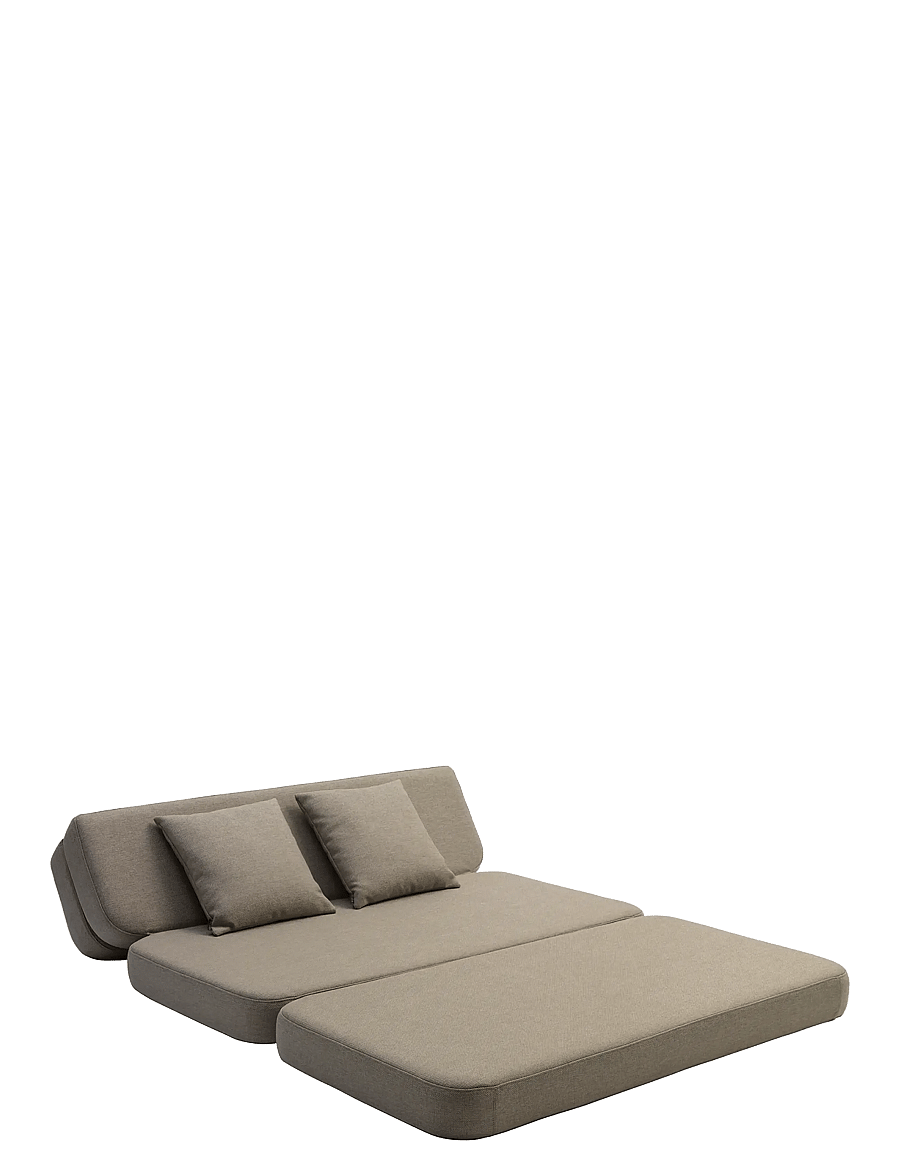 By KlipKlap - KK 3 Fold Sofa XL Soft - Sand w. Sand - möbler - beige - 3