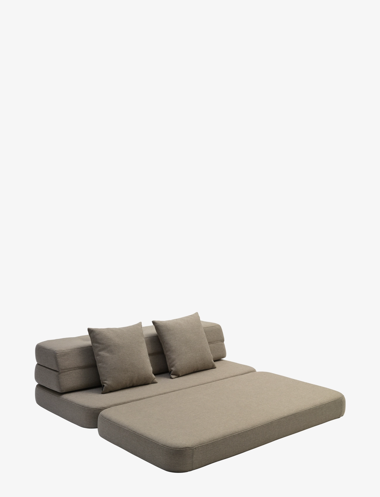By KlipKlap - KK 3 Fold Sofa XL Soft - Sand w. Sand - møbler - sand with sand - 2