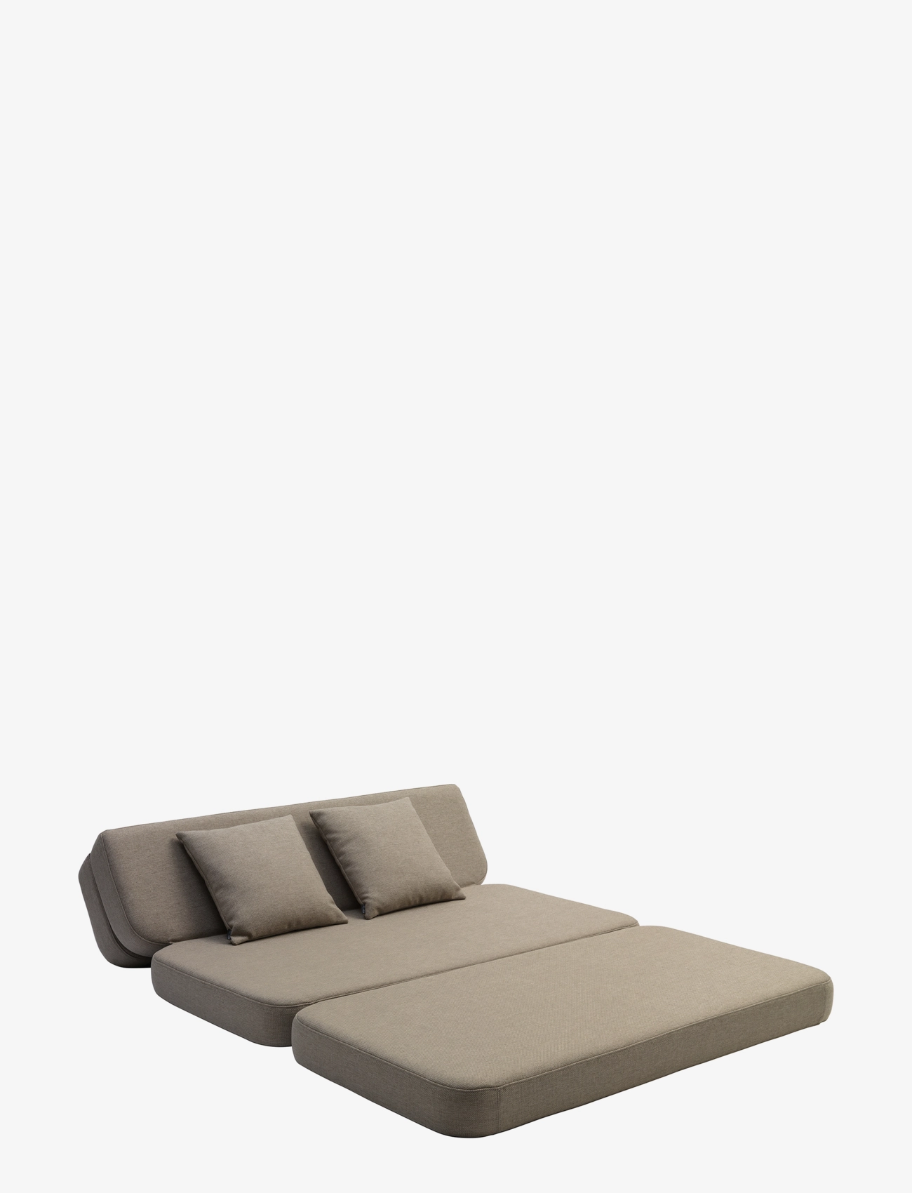 By KlipKlap - KK 3 Fold Sofa XL Soft - Sand w. Sand - møbler - sand with sand - 3
