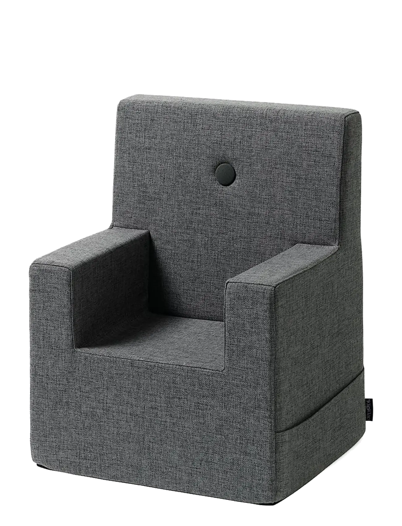 By KlipKlap Kk Kids Chair Xl Blue Grey W. Grey, Stol & Stools, Grå, Str: ONE SIZE
