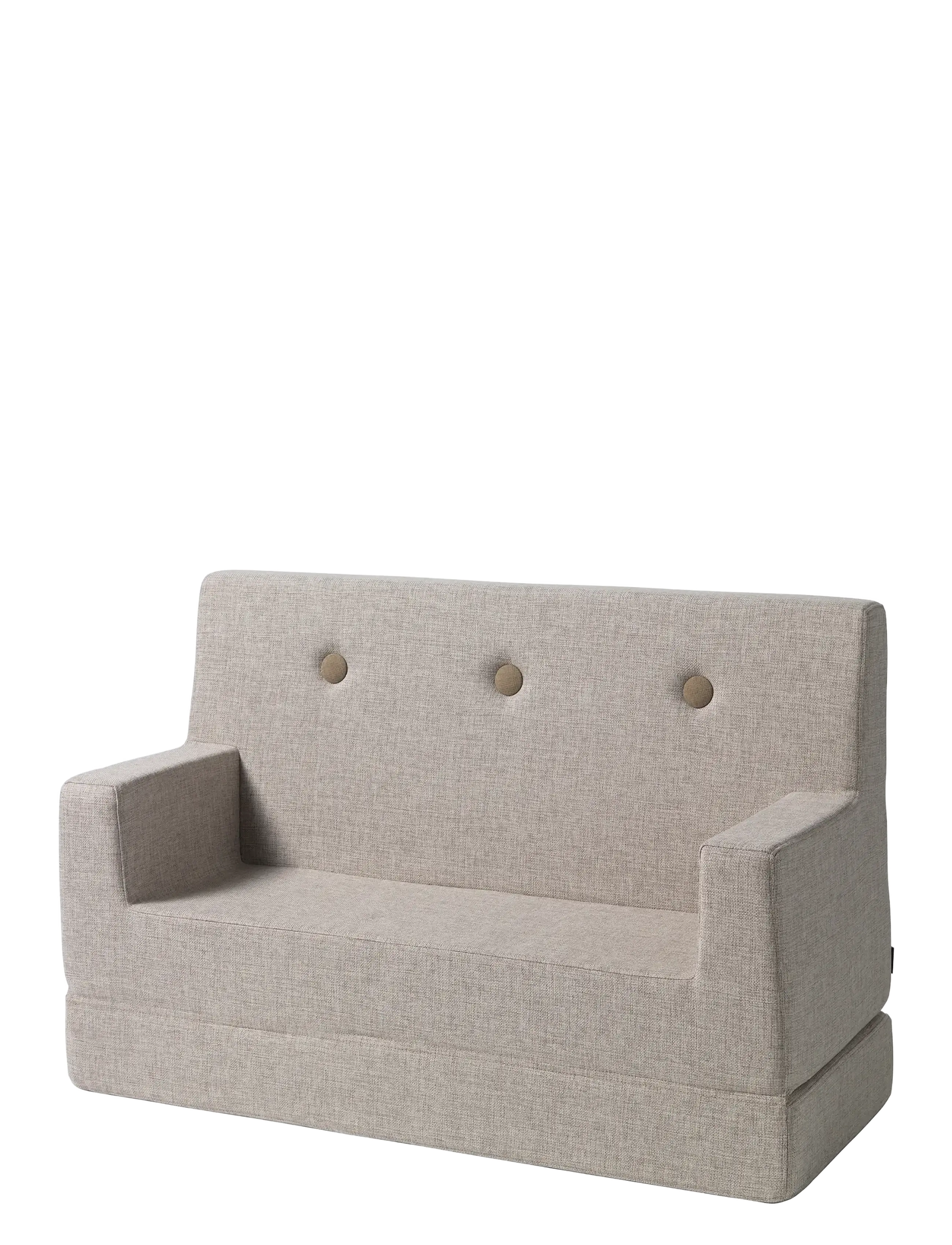 By KlipKlap Kk Kids Sofa Beige W. Sand, Sofas, Beige, Str: ONE SIZE