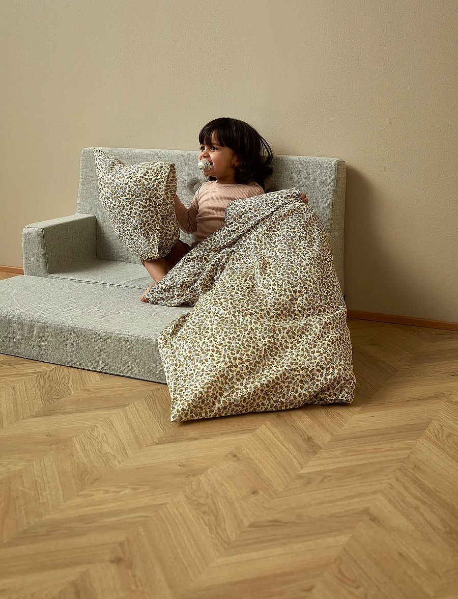 By KlipKlap - KK Kids Sofa - Beige w. Sand - möbler - beige - 3