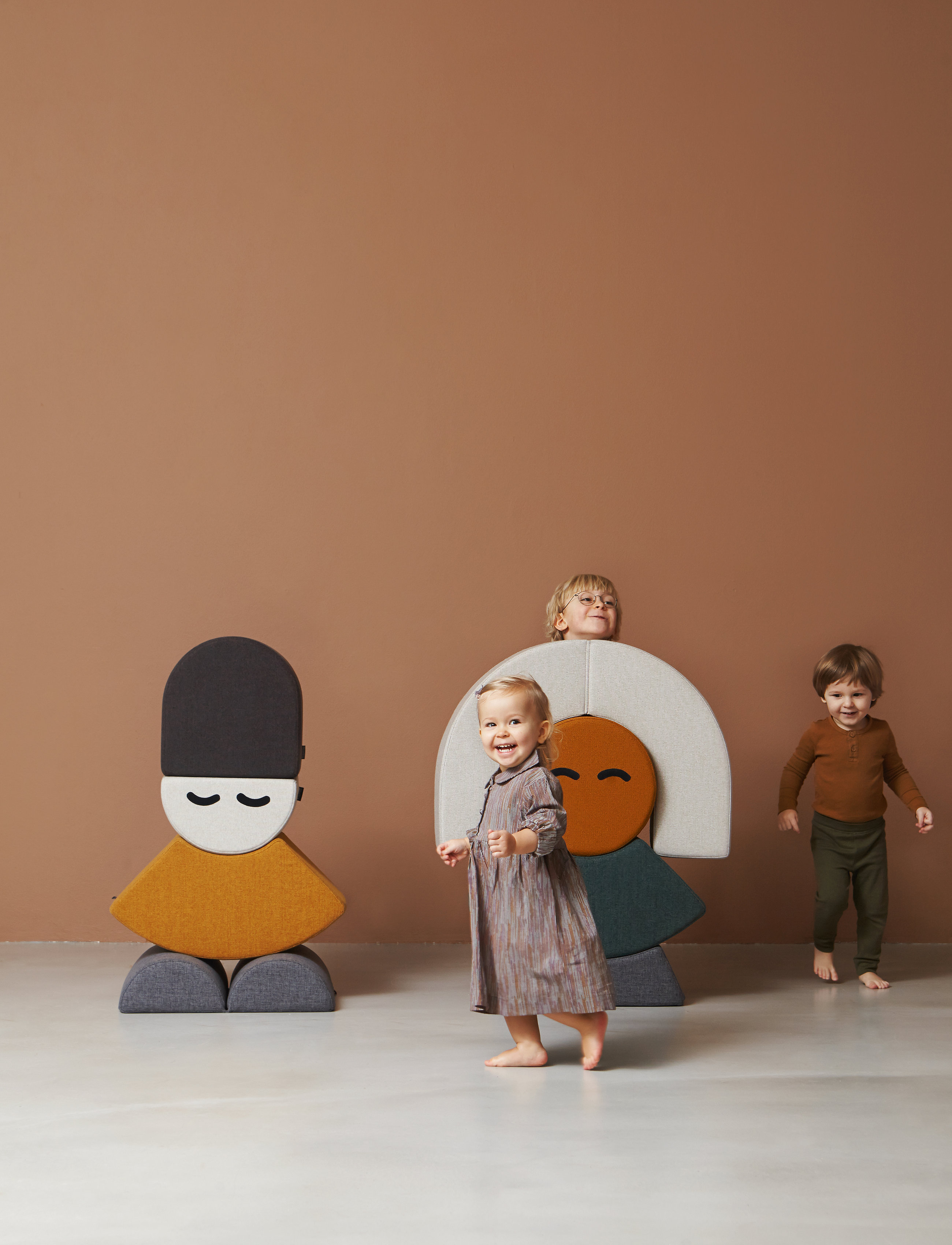 By KlipKlap - KK Mrs. Circle Face - Mustard Brown - möbel für die motorik - mustard brown - 4