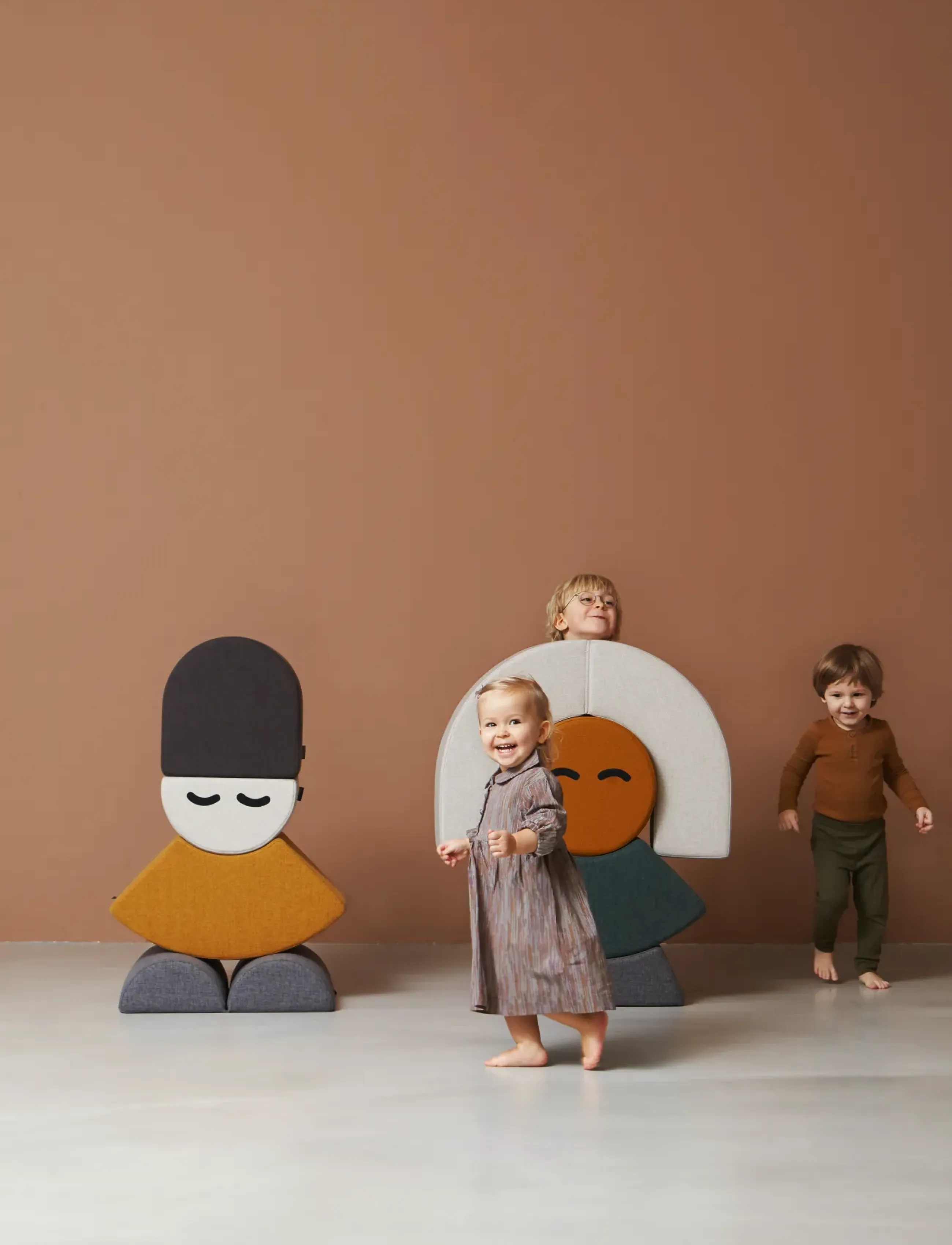 By KlipKlap - KK Mrs. Circle Face - Mustard Brown - orange - 2