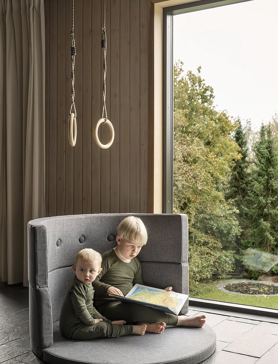 By KlipKlap - KK Play Fold - Circle - Blue Grey w. Grey - möbler - blue grey with grey - 0