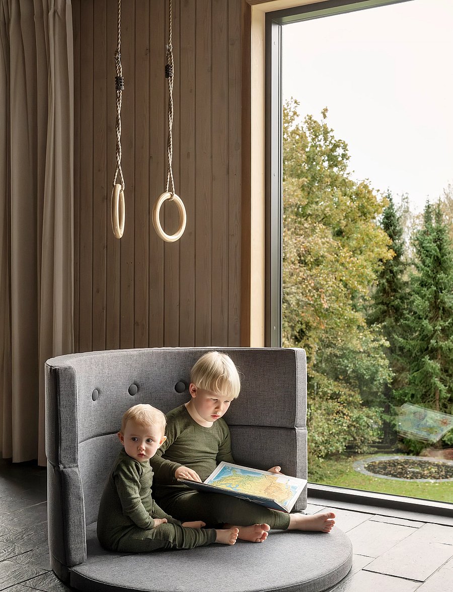 By KlipKlap - KK Play Fold - Circle - Blue Grey w. Grey - möbler - grey - 0