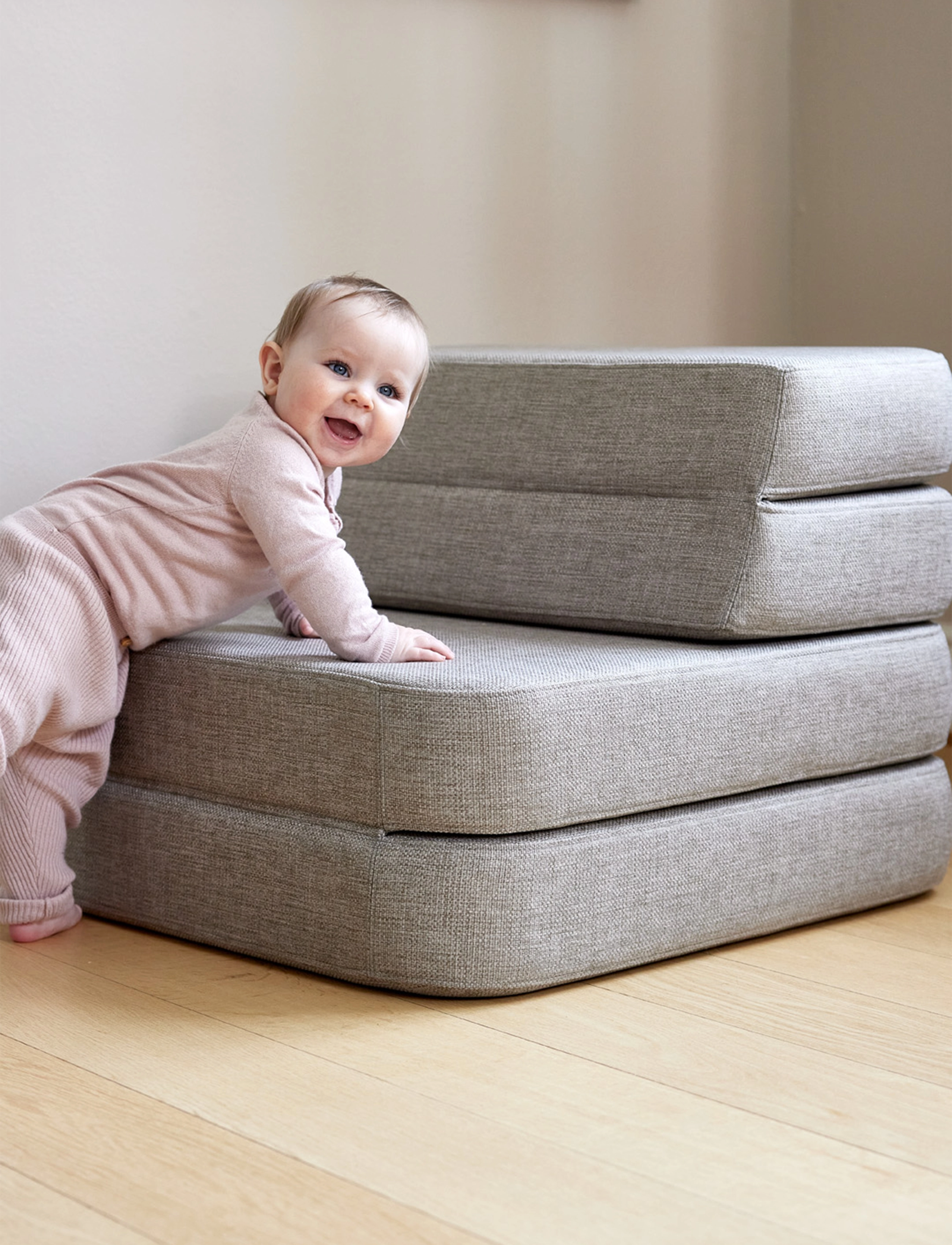 By KlipKlap - KK 3 Fold Sofa Single - Sand w. Sand - furniture - sand with sand - 2