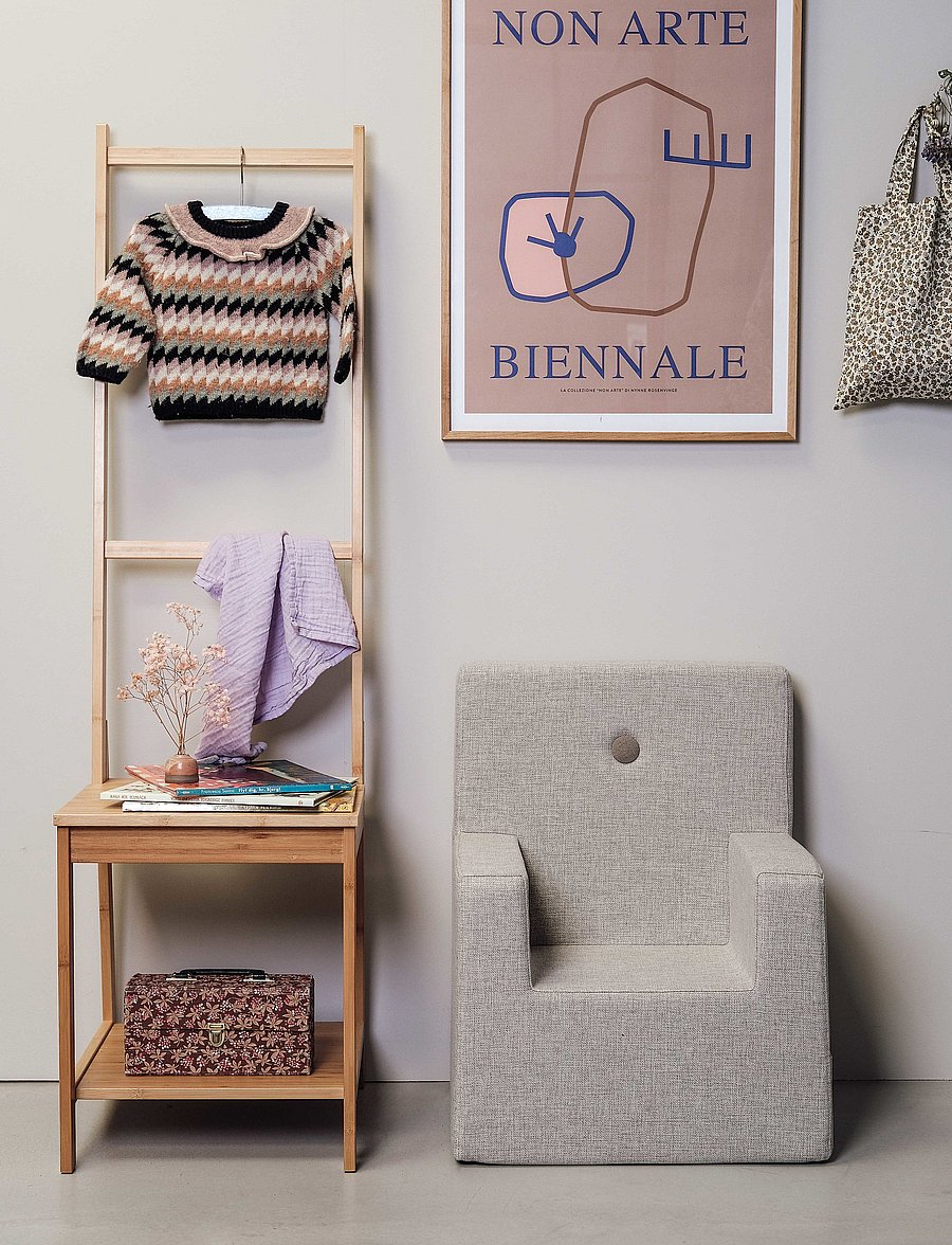 By KlipKlap - KK Kids Chair XL - Beige w. Sand - poufs & lehnstühle - beige w. sand - 0