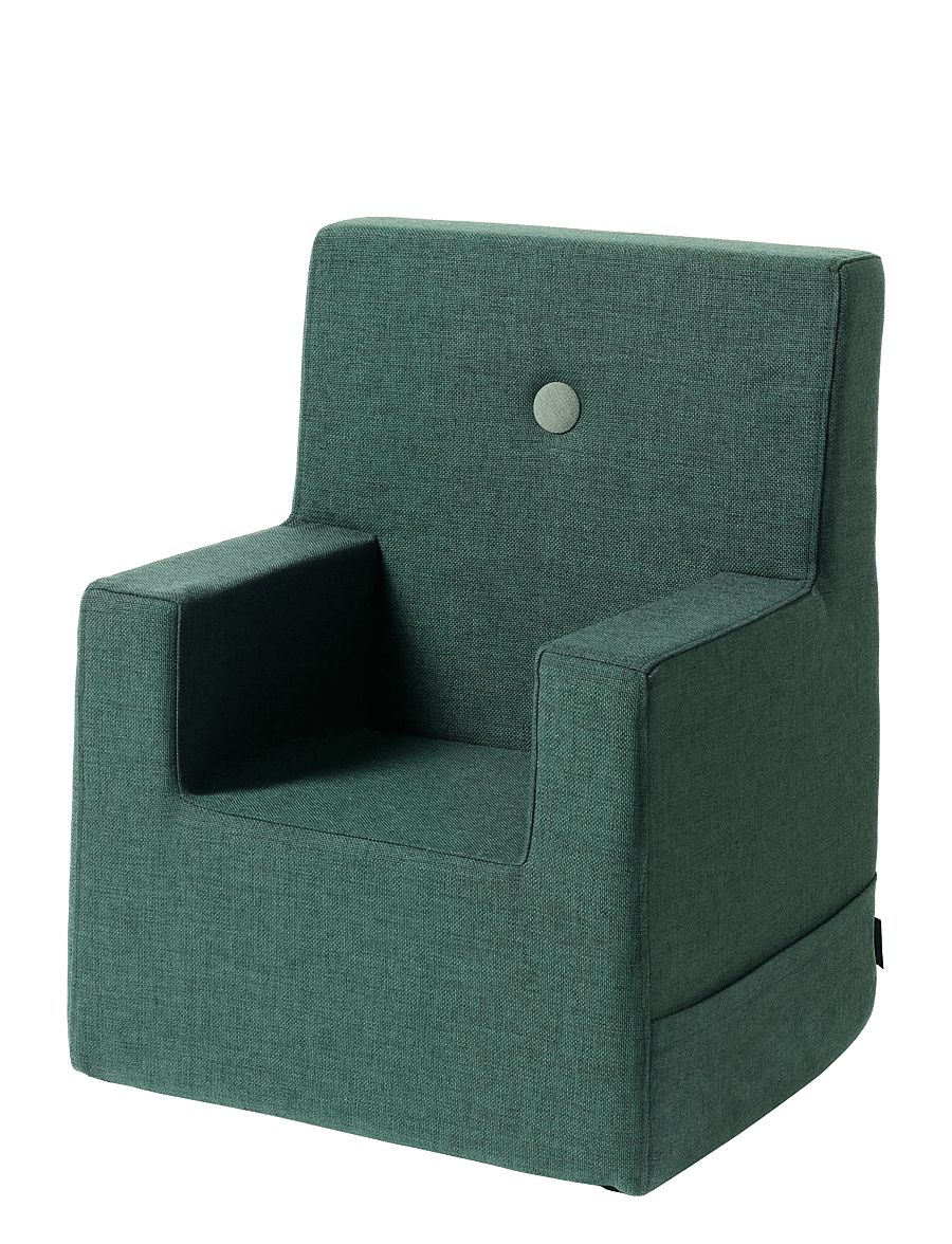 By KlipKlap - KK Kids Chair XL - Deep Green w. Light Green - puhvetid ja tugitoolid - deep green w. light green - 1