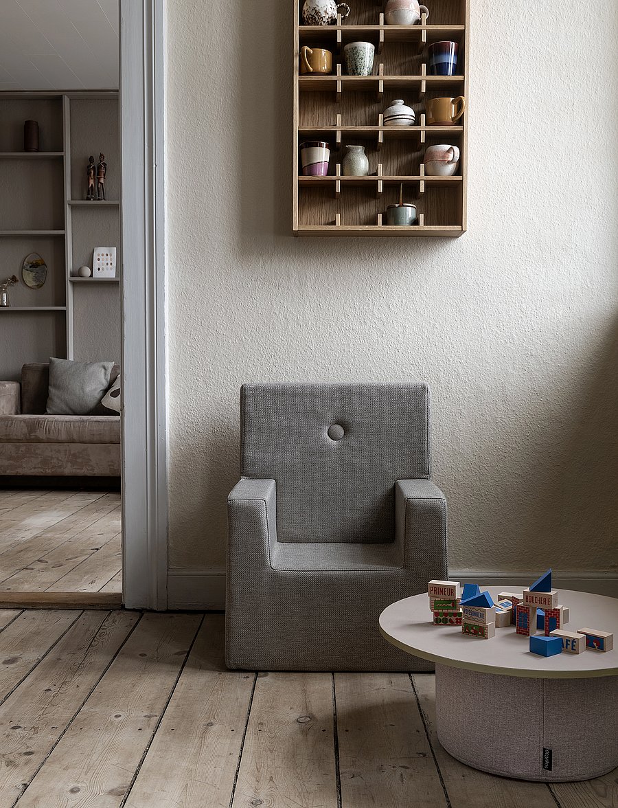 By KlipKlap - KK Kids Chair XL - Sand w. Sand - puhvetid ja tugitoolid - sand with sand - 0