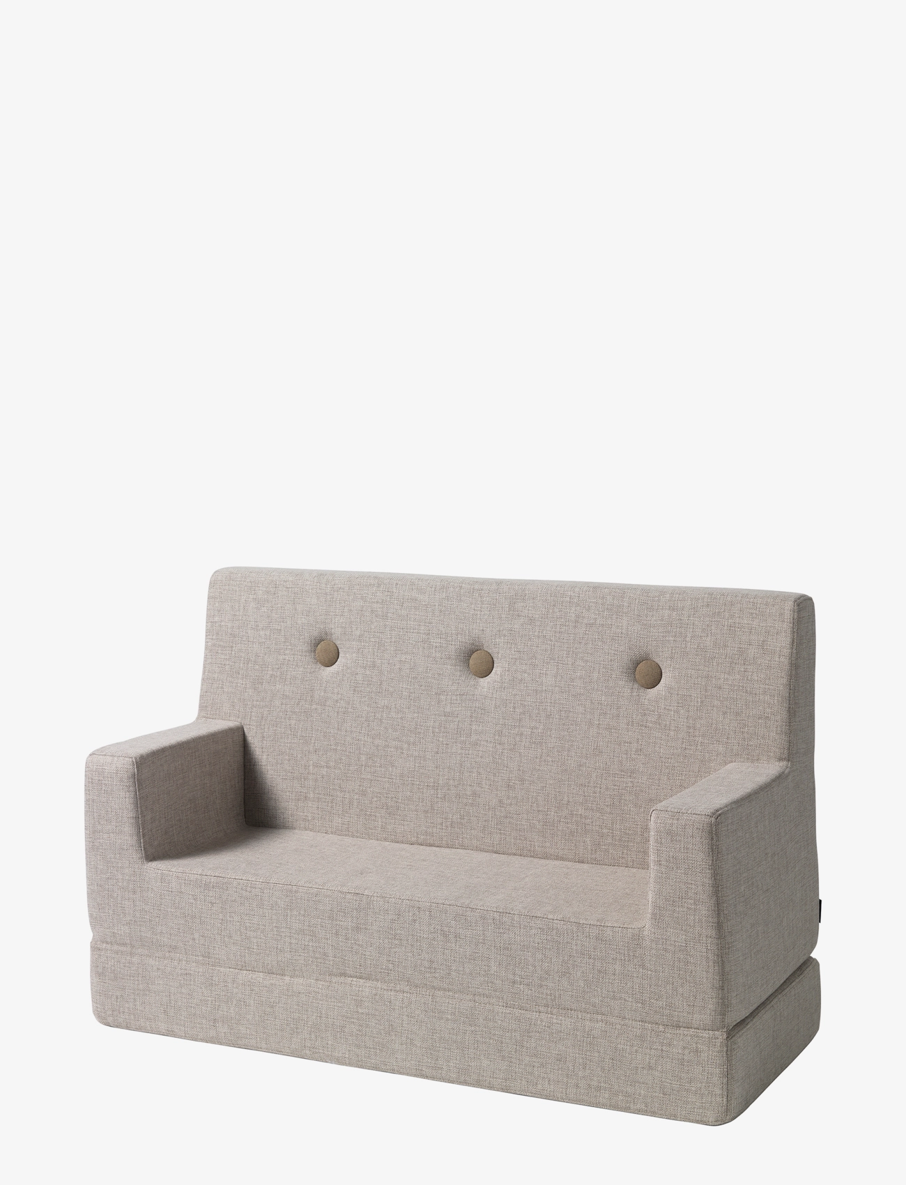 By KlipKlap Kk Kids Sofa Beige W. Sand, Puffer, Beige, Str: ONE SIZE