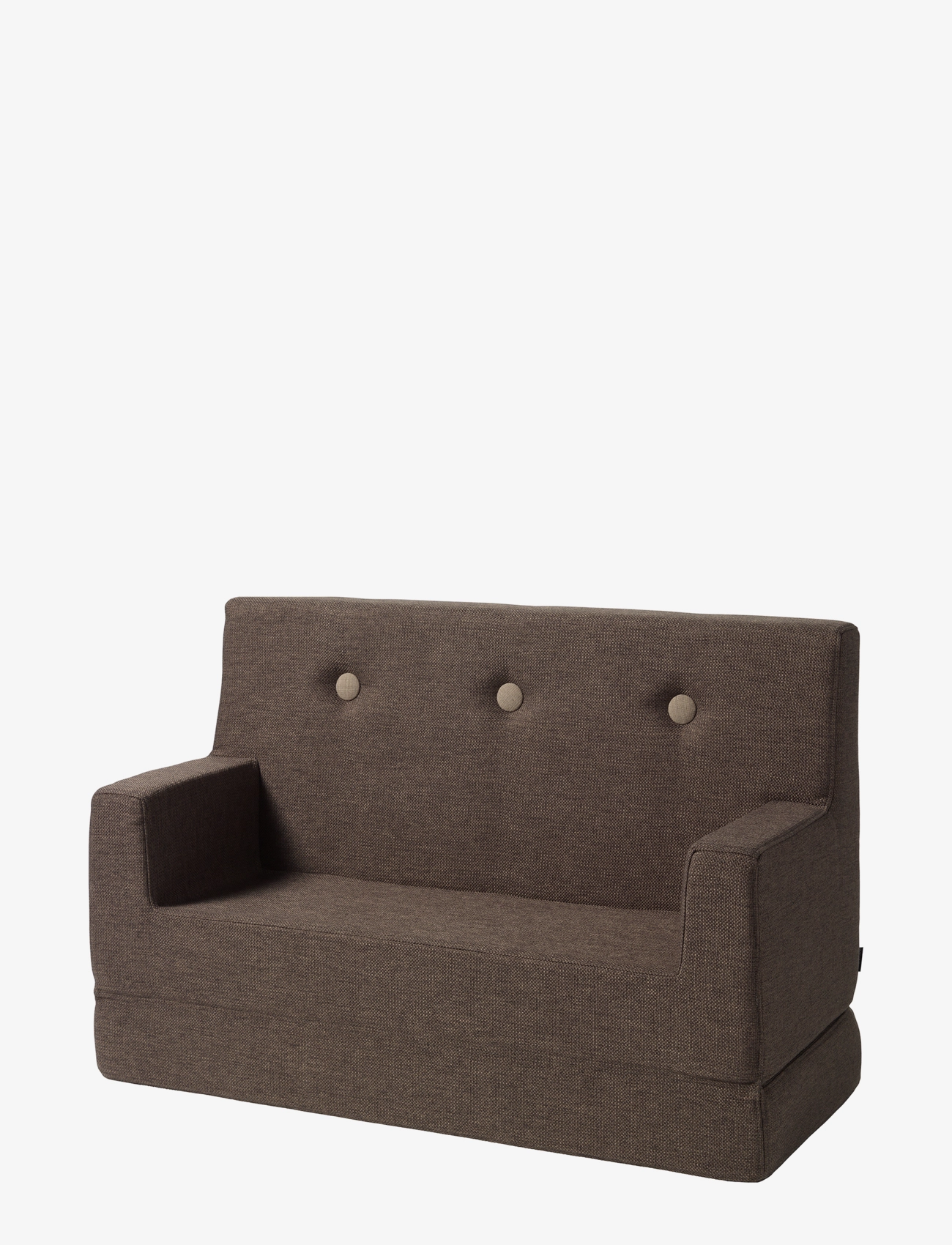 By KlipKlap Kk Kids Sofa Brown W. Sand, Stol & Stools, Brun, Str: ONE SIZE
