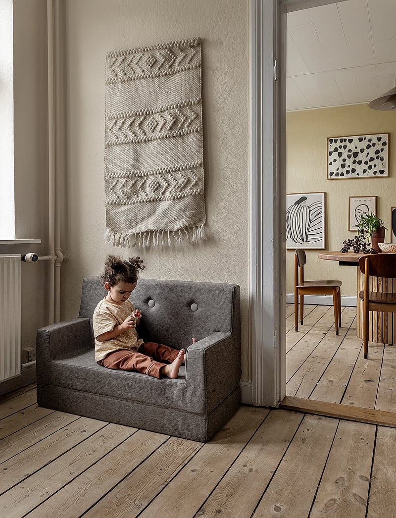 By KlipKlap - KK Kids Sofa - Brown w. Sand - húsgögn - brown with sand - 0