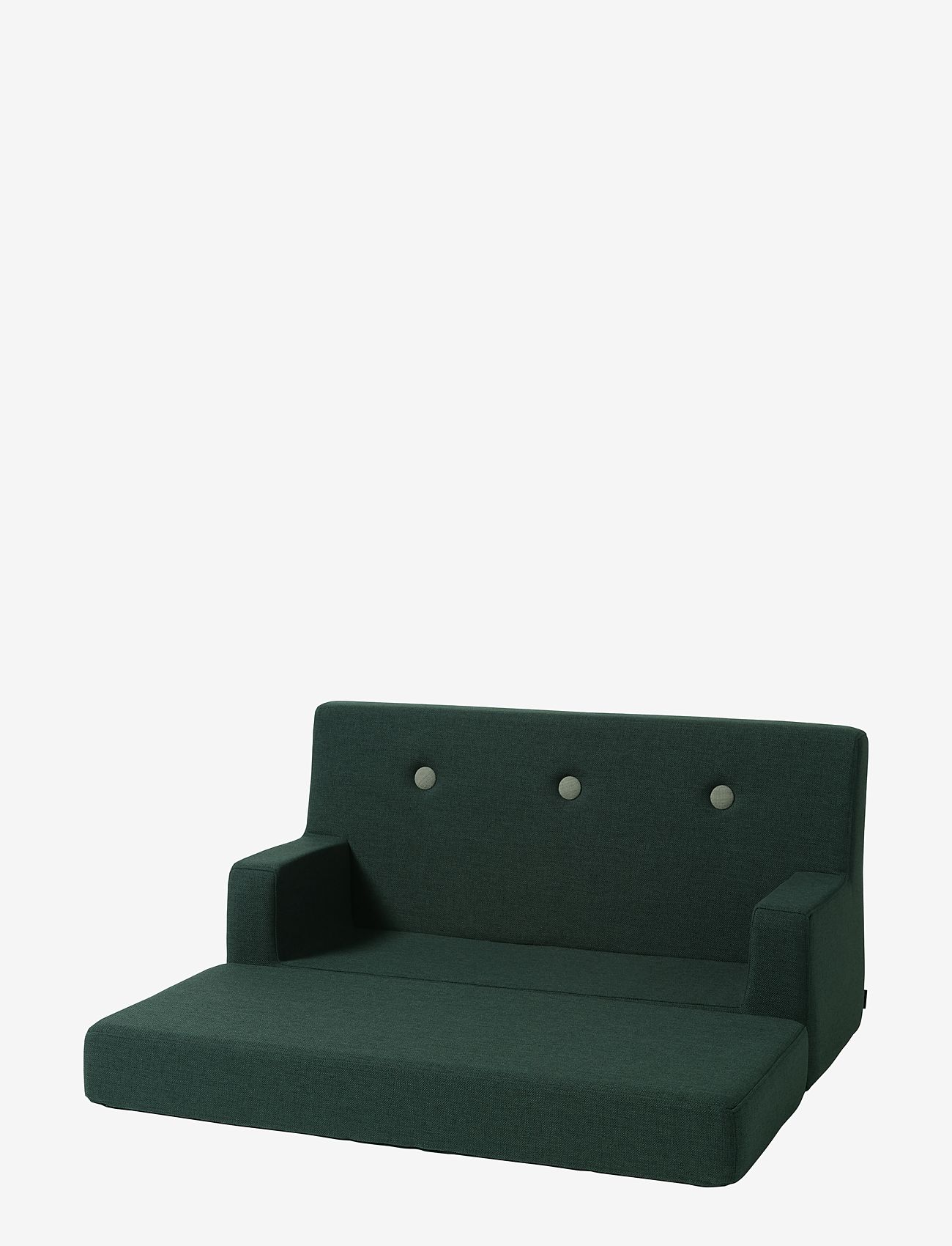 By KlipKlap - KK Kids Sofa - Deep Green w. Light Green - deep green with light green - 1