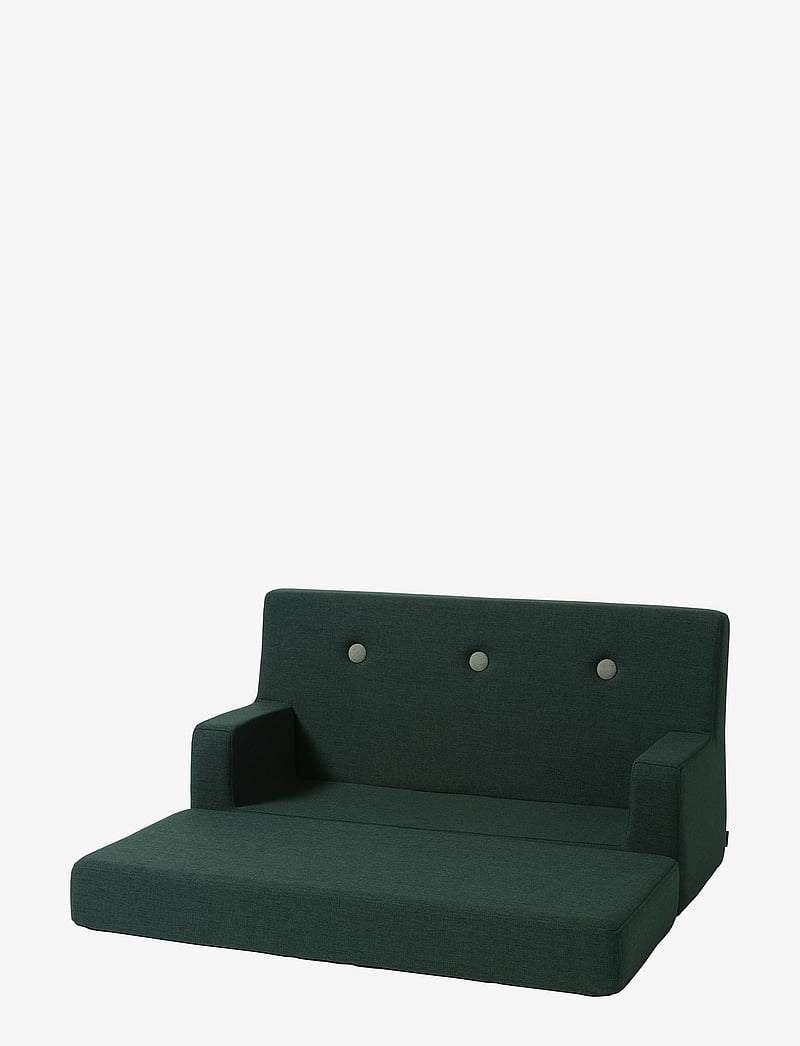 By KlipKlap - KK Kids Sofa - Deep Green w. Light Green - deep green with light green - 1