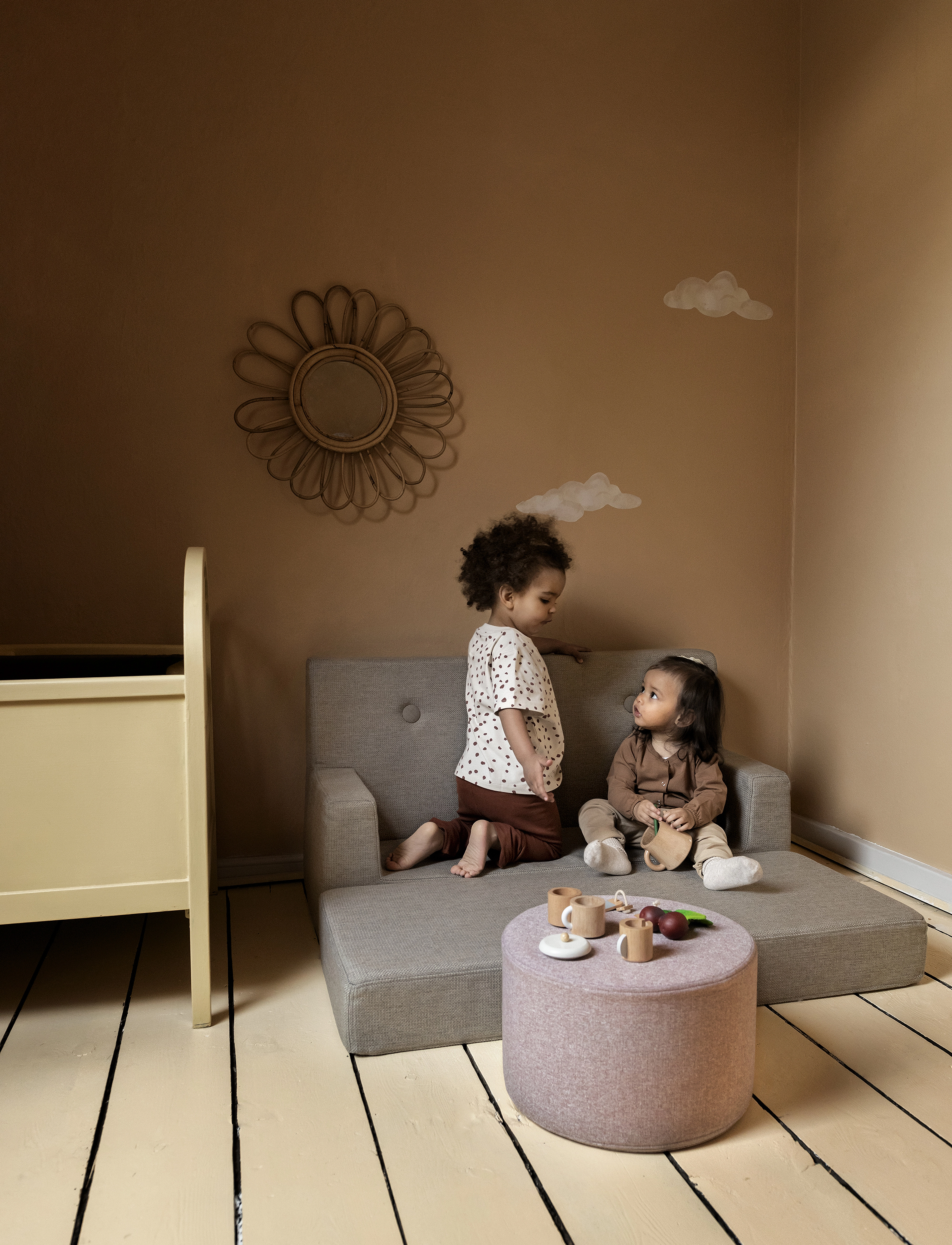By KlipKlap - KK Kids Sofa - Sand w. Sand - sand with sand - 4