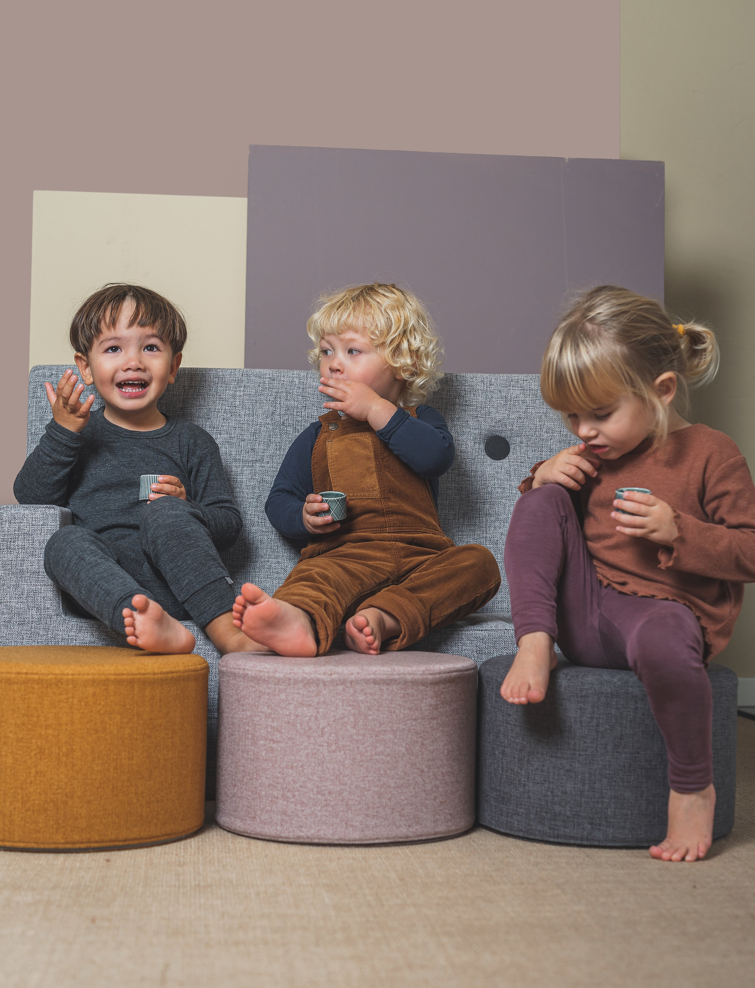 By KlipKlap - KK Circle - Blue Grey - poufs - blue grey - 4