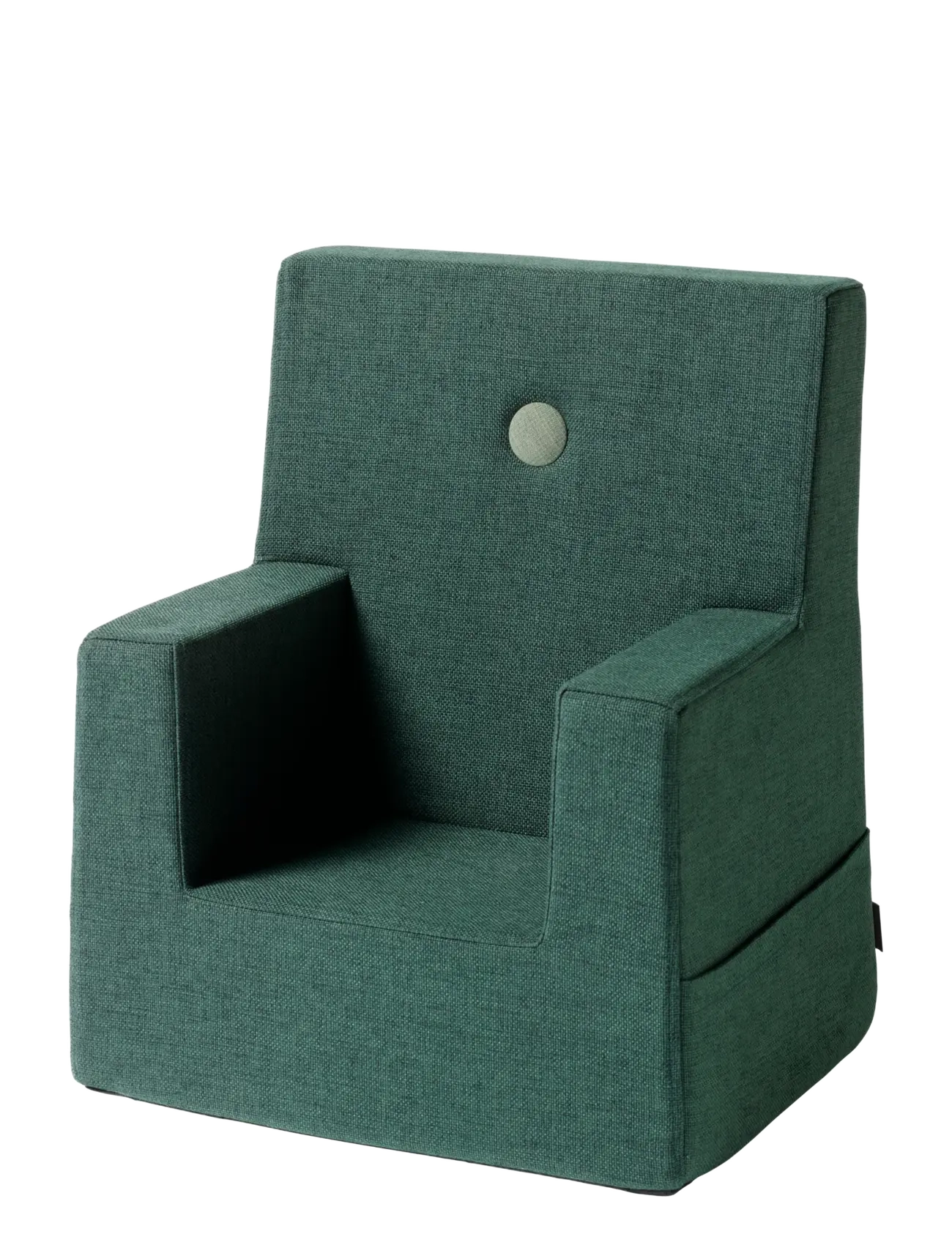 By KlipKlap Kk Kids Chair Deep Green W. Light Green, Furniture, Grøn, Str: ONE SIZE