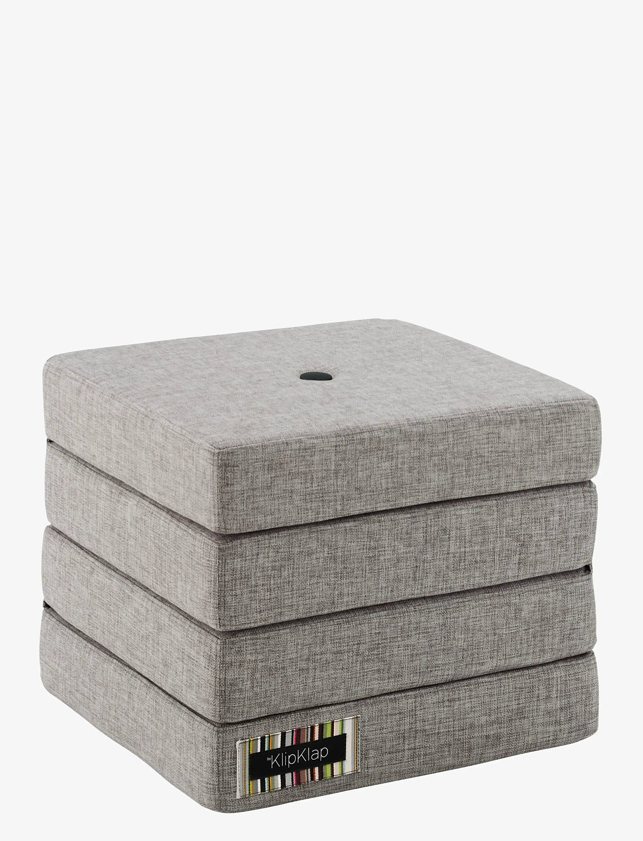 By KlipKlap - KK 4 Fold - Multi Grey w. Grey - sittpuffar - multi grey w. grey - 1