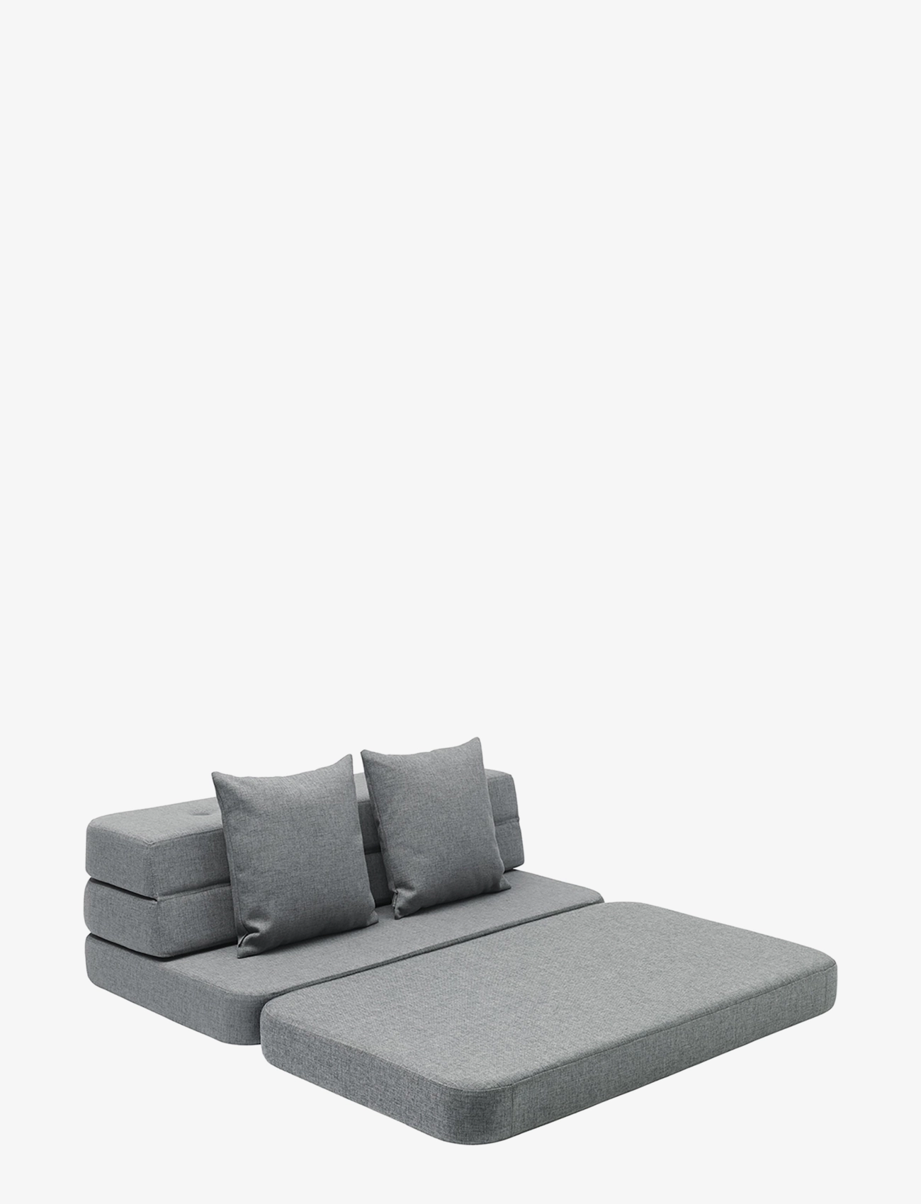 By KlipKlap - KK 3 Fold Sofa - Blue Grey w. Grey - blue grey with grey - 3