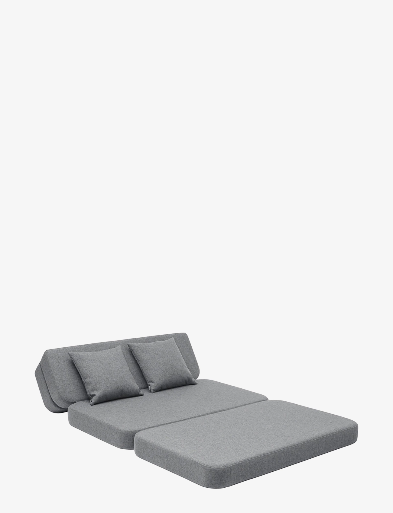 By KlipKlap - KK 3 Fold Sofa - Blue Grey w. Grey - blue grey with grey - 5