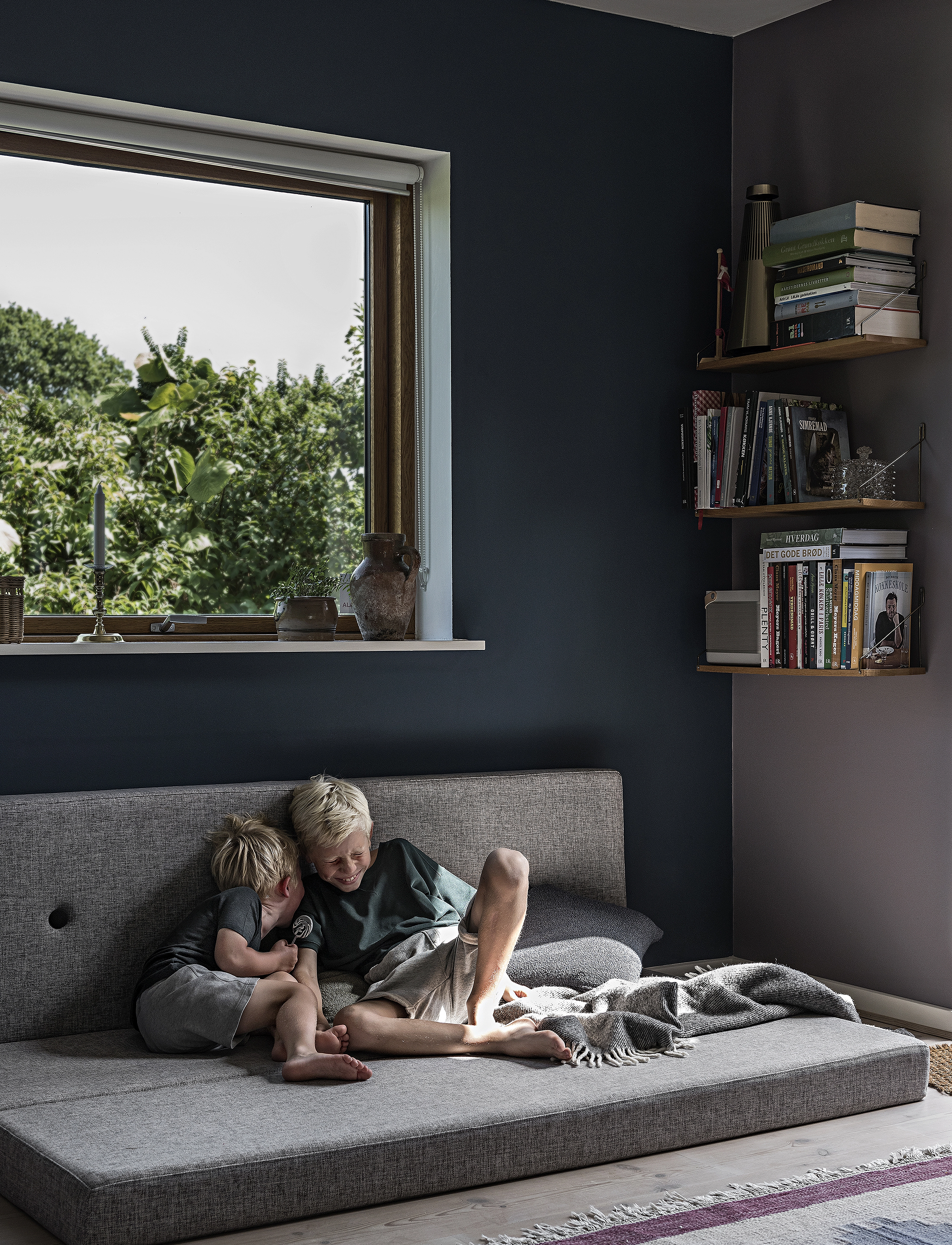 By KlipKlap Kk 3 Fold - Multi Grey W. Grey, One Size, Grey, Møbler > Puffer, Børn
