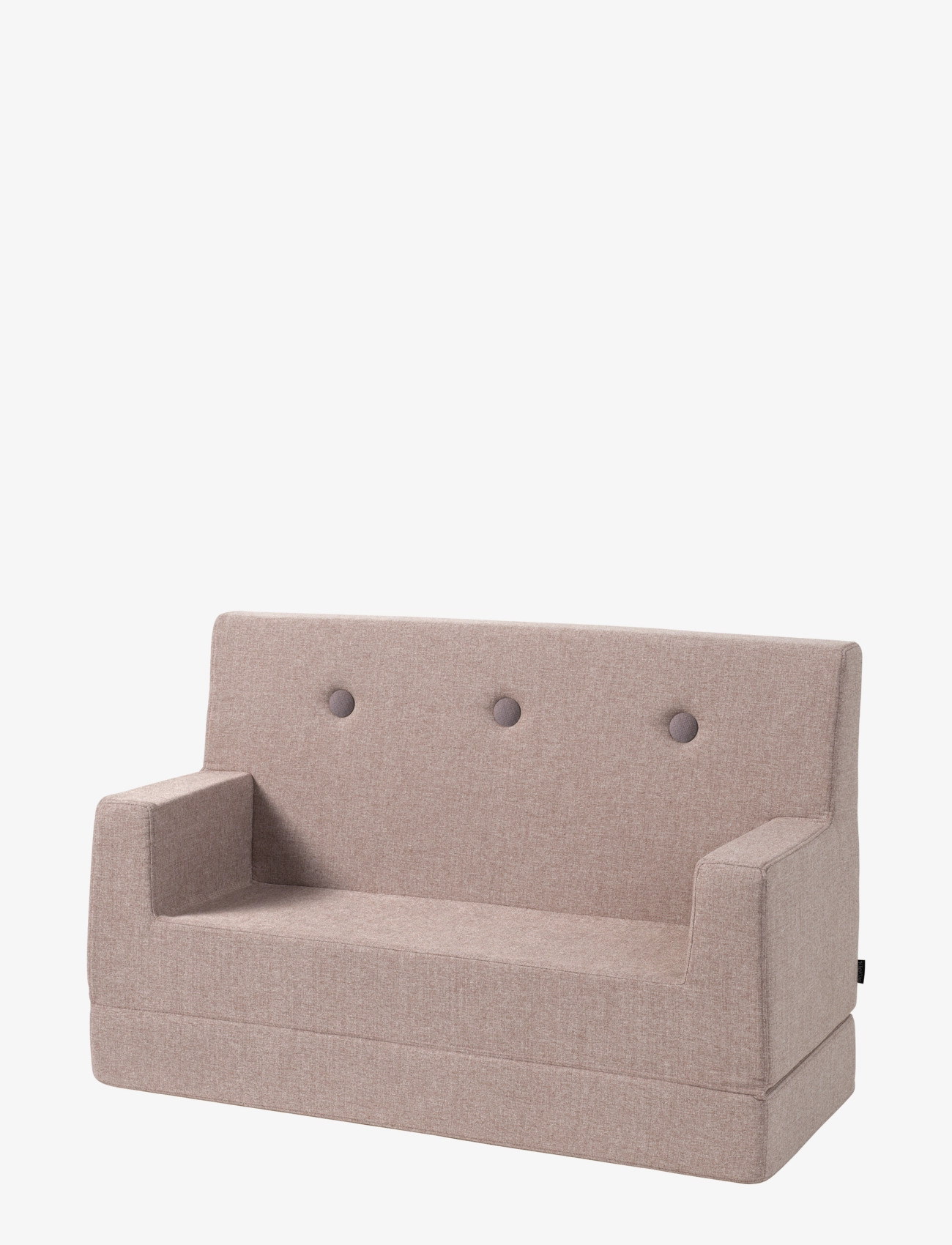 By KlipKlap KK Kids Sofa - Soft Rose w.Rose - By KlipKlap - SOFT ROSE WITH ROSE / pink/rose
