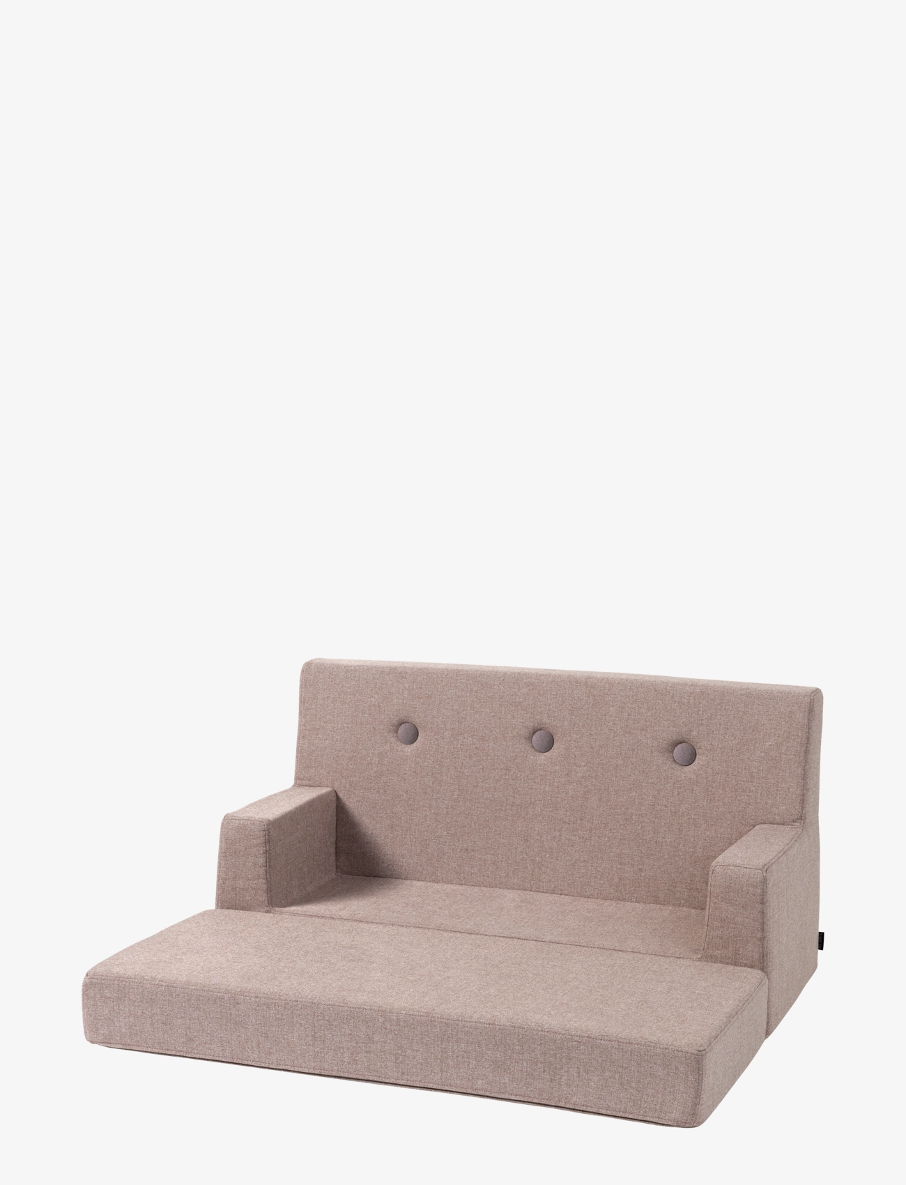 By KlipKlap - KK Kids Sofa - Soft Rose w.Rose - gólfpúðar og hægindastólar - soft rose with rose - 2
