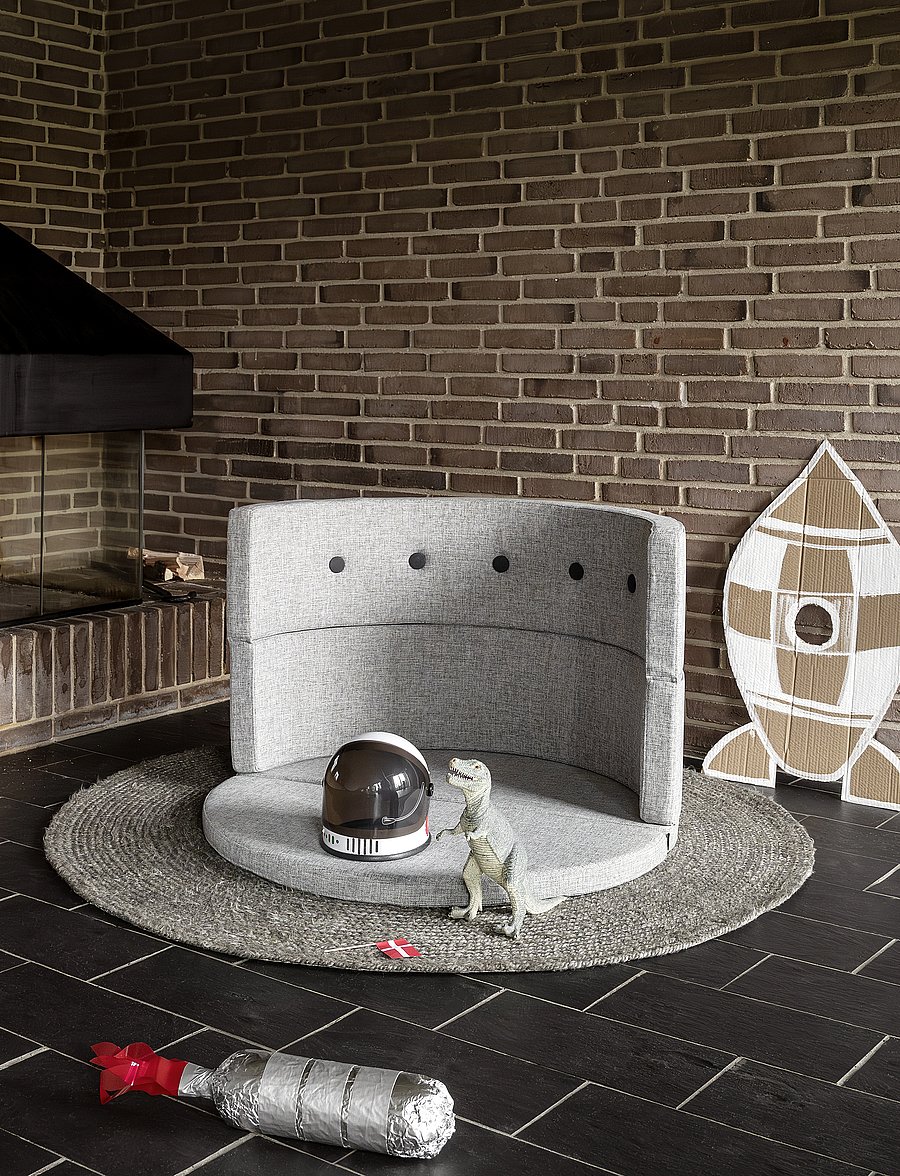 By KlipKlap - KK Play Fold Circle - Multi Grey w. Grey - möbler - multi grey with grey - 3