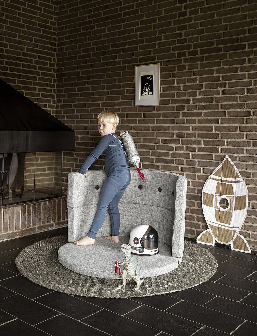 By KlipKlap - KK Play Fold Circle - Multi Grey w. Grey - möbler - multi grey with grey - 4