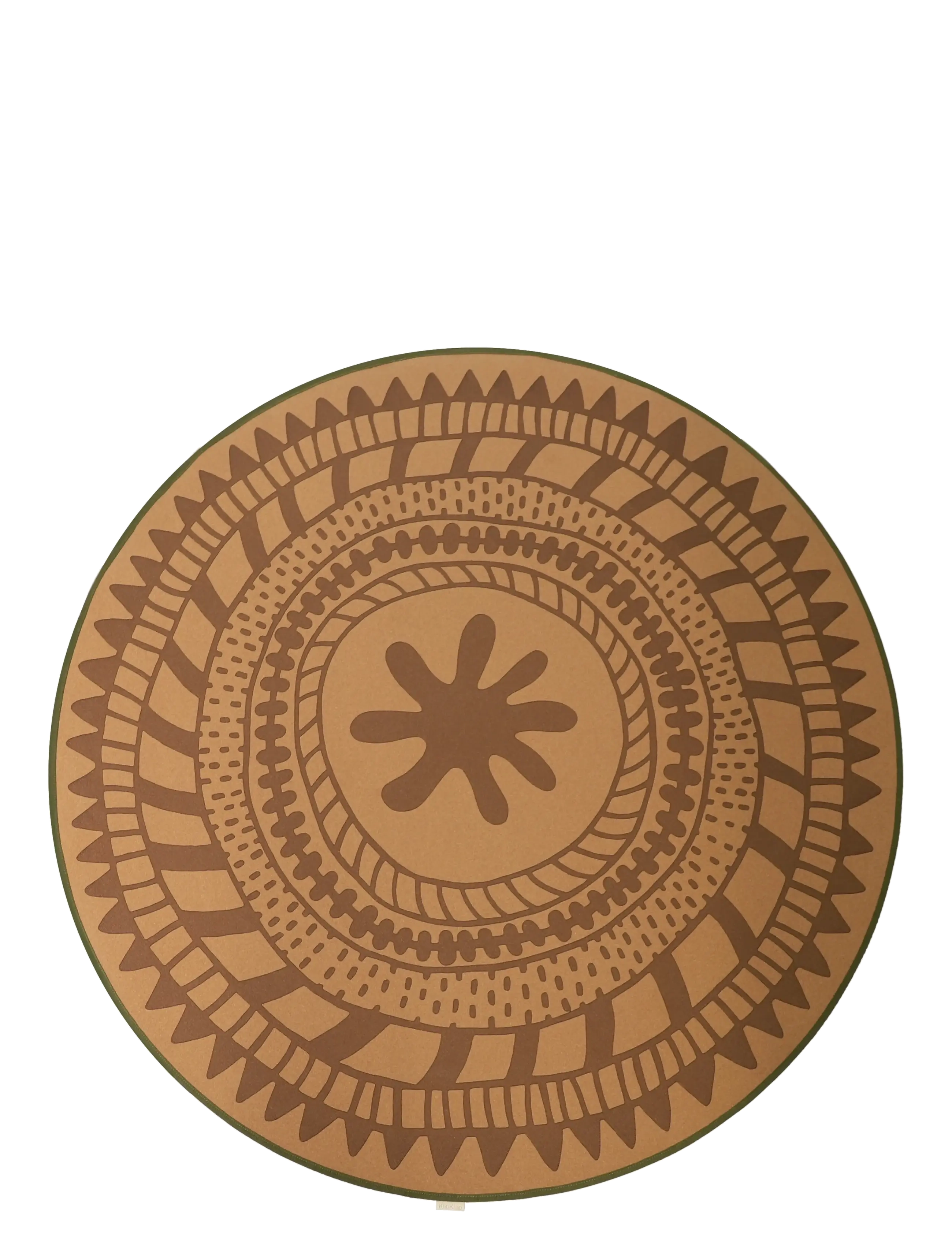By KlipKlap By KlipKlap Play Mat - Raindance - Legemåtter - NATURE W BLACK AND GREEN / beige