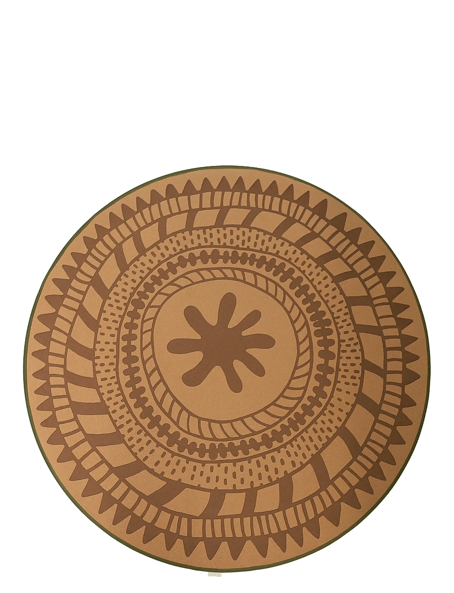 By KlipKlap - By KlipKlap Play Mat - Raindance - babygym & lekmattor - nature w black and green - 1