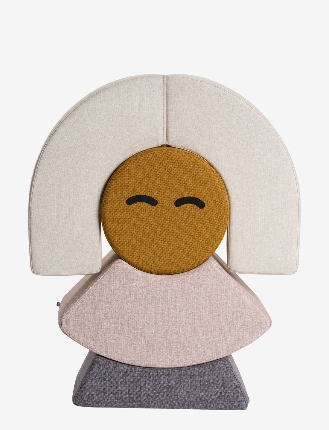 By KlipKlap - KK Mrs. Circle Face - Mustard Brown - motoorsete oskuste mänguasjad - mustard brown - 2