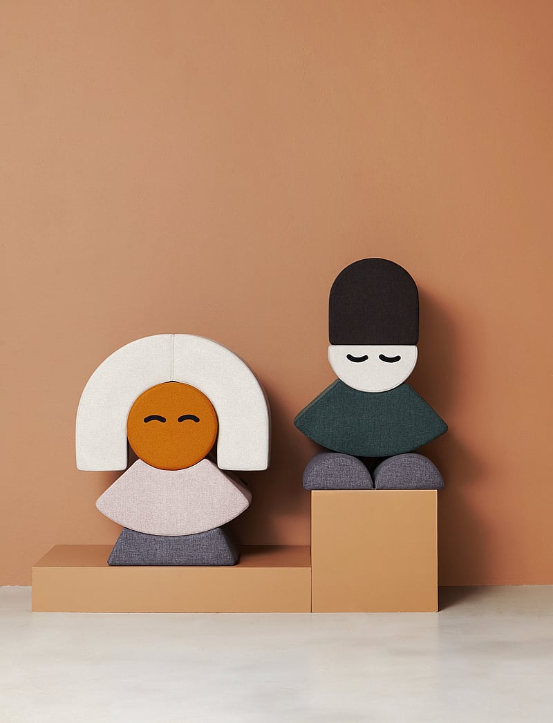 By KlipKlap - KK Mr. Half Circle Face - Beige - motorik-spielzeug - half circle face beige - 0