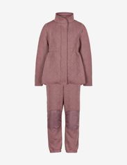 By Lindgren - Little Sigrid Thermo Set - thermo coveralls - dark rose - 0